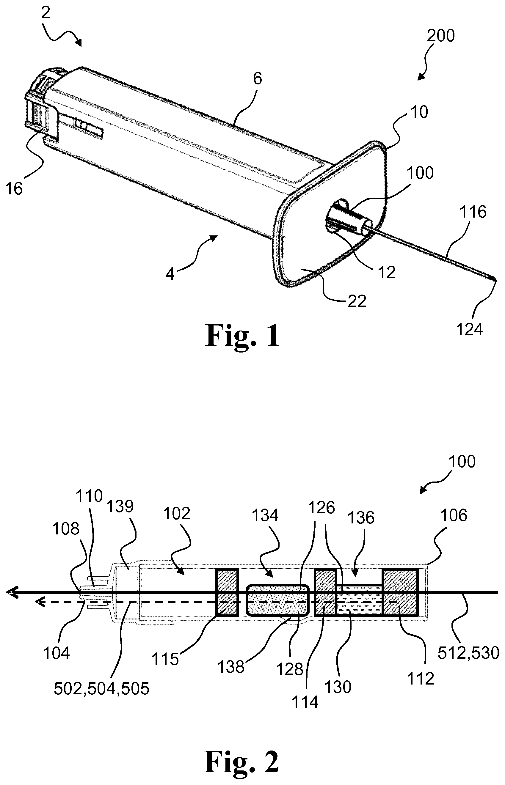 Patent US11771831 Figure 1 – Auto injector with automated reconstitution