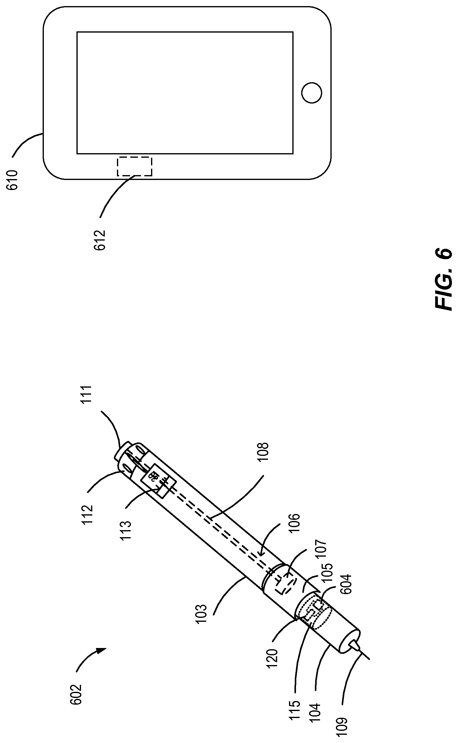 Patent US11771832 Figure 6 – Conserving power in an injection device