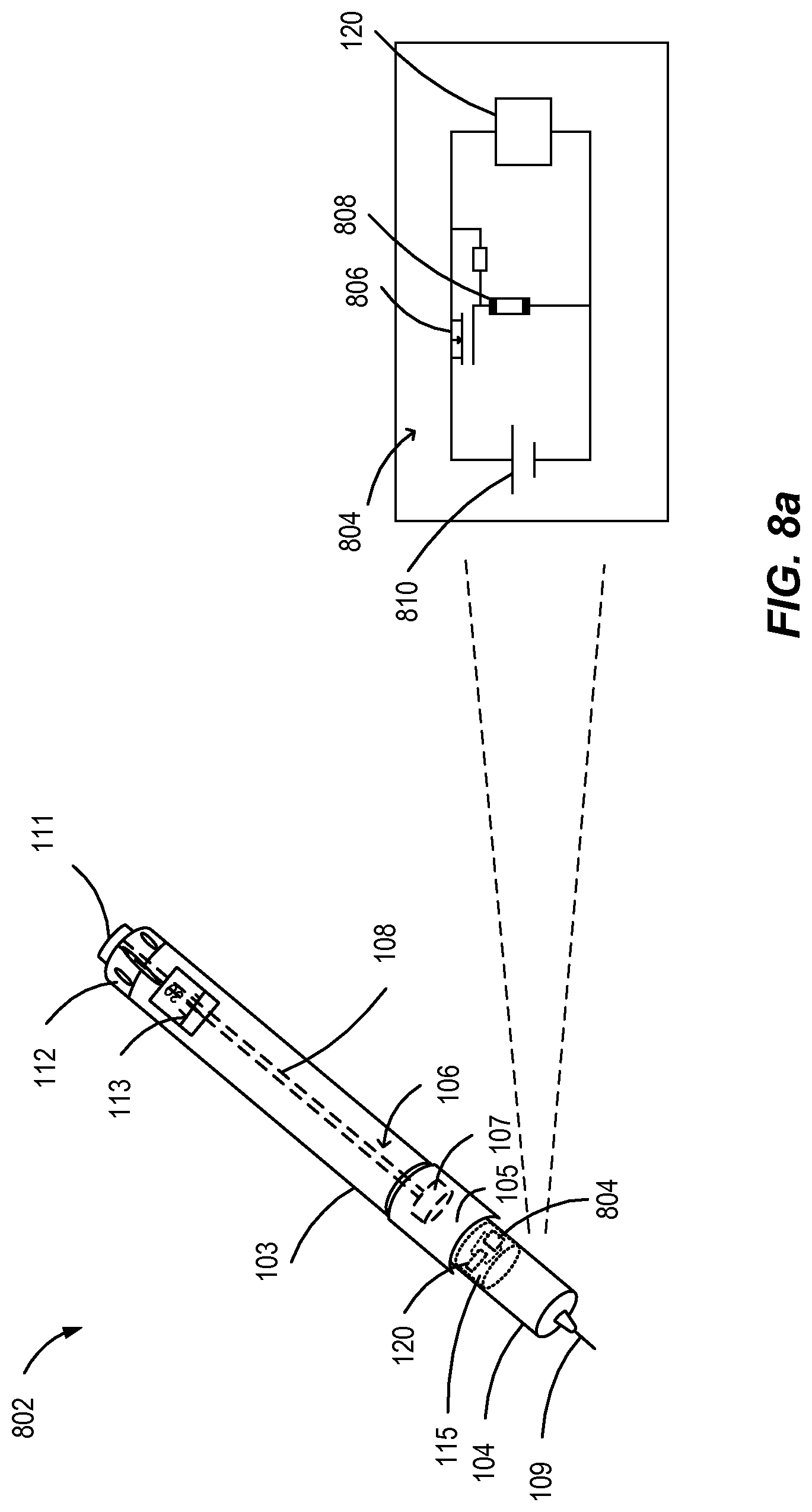 Patent US11771832 Figure 8 – Conserving power in an injection device