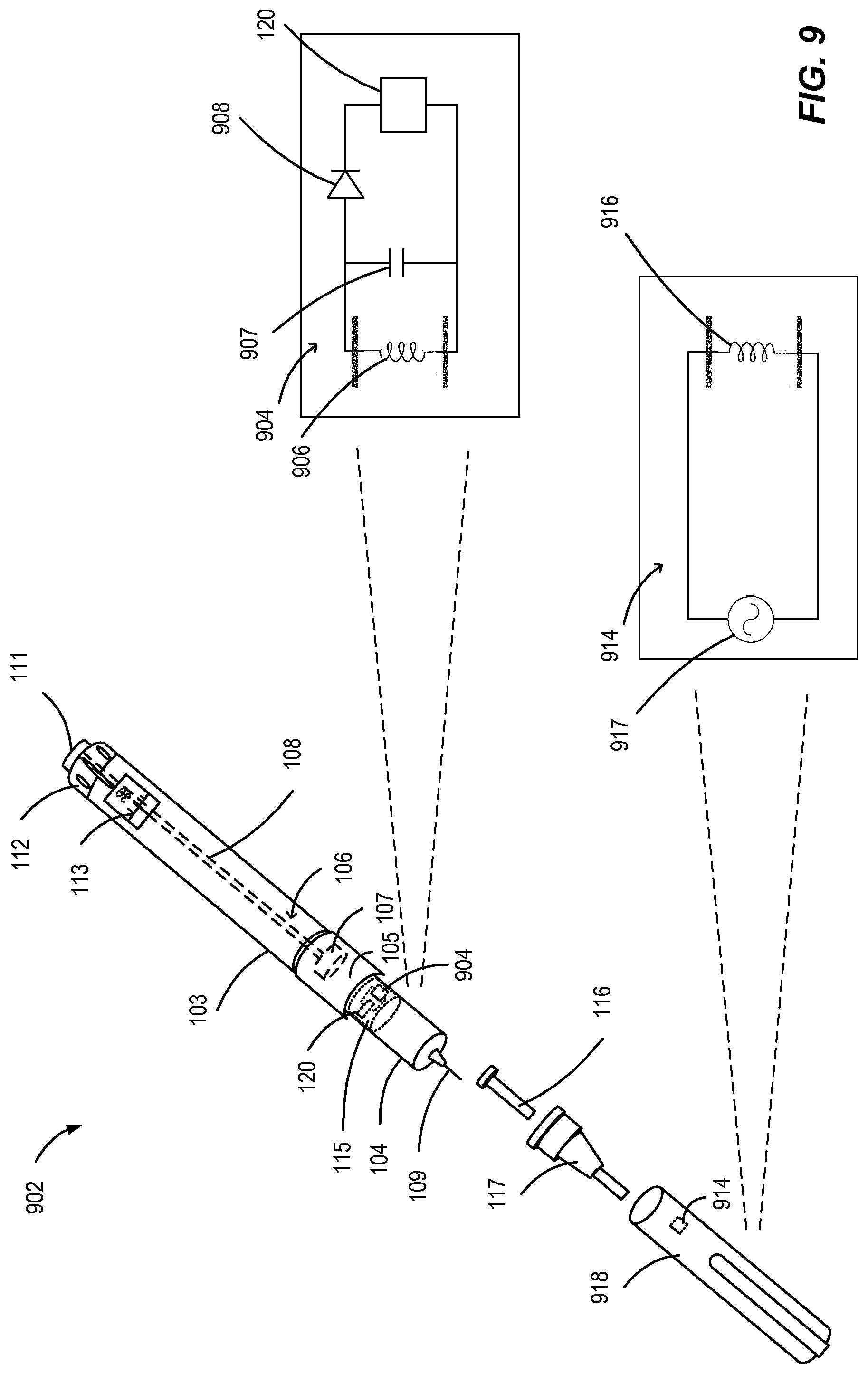 Patent US11771832 Figure 10 – Conserving power in an injection device