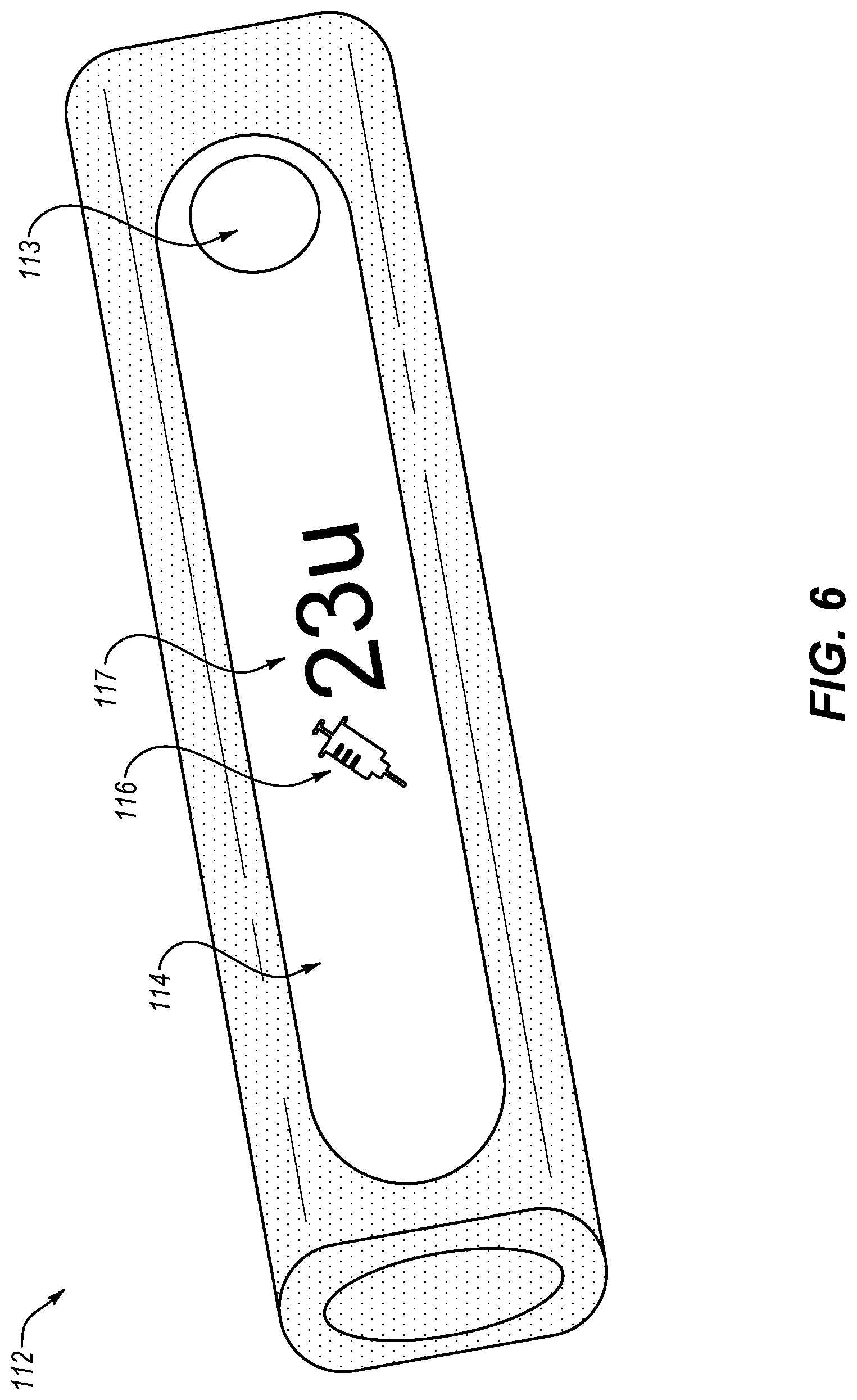 Patent US11771835 Figure 8 – Therapy assist information and/or tracking device and related methods and systems