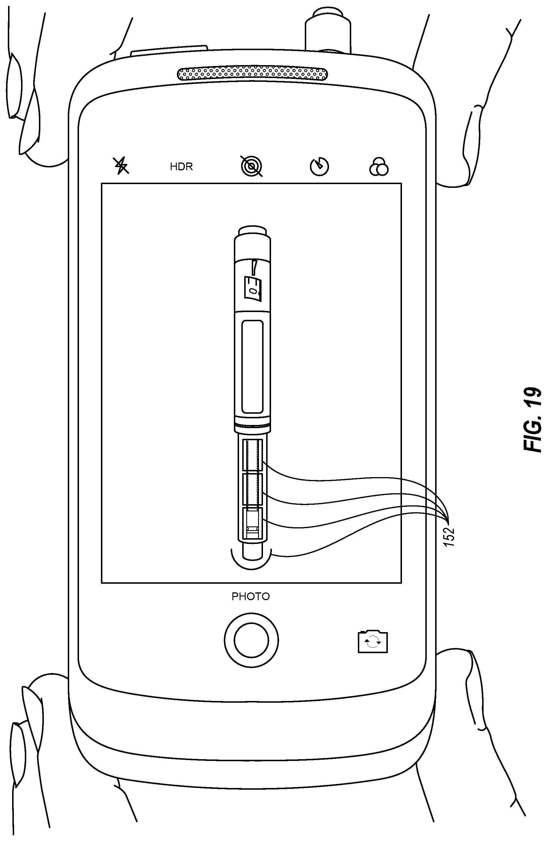 Patent US11771835 Figure 20 – Therapy assist information and/or tracking device and related methods and systems