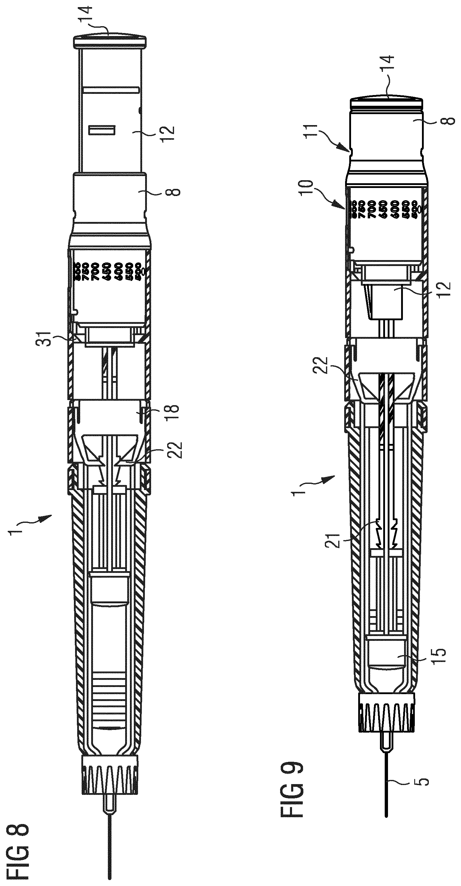 Patent US11771836 Figure 5 – Assembly for a medication delivery device and medication delivery device