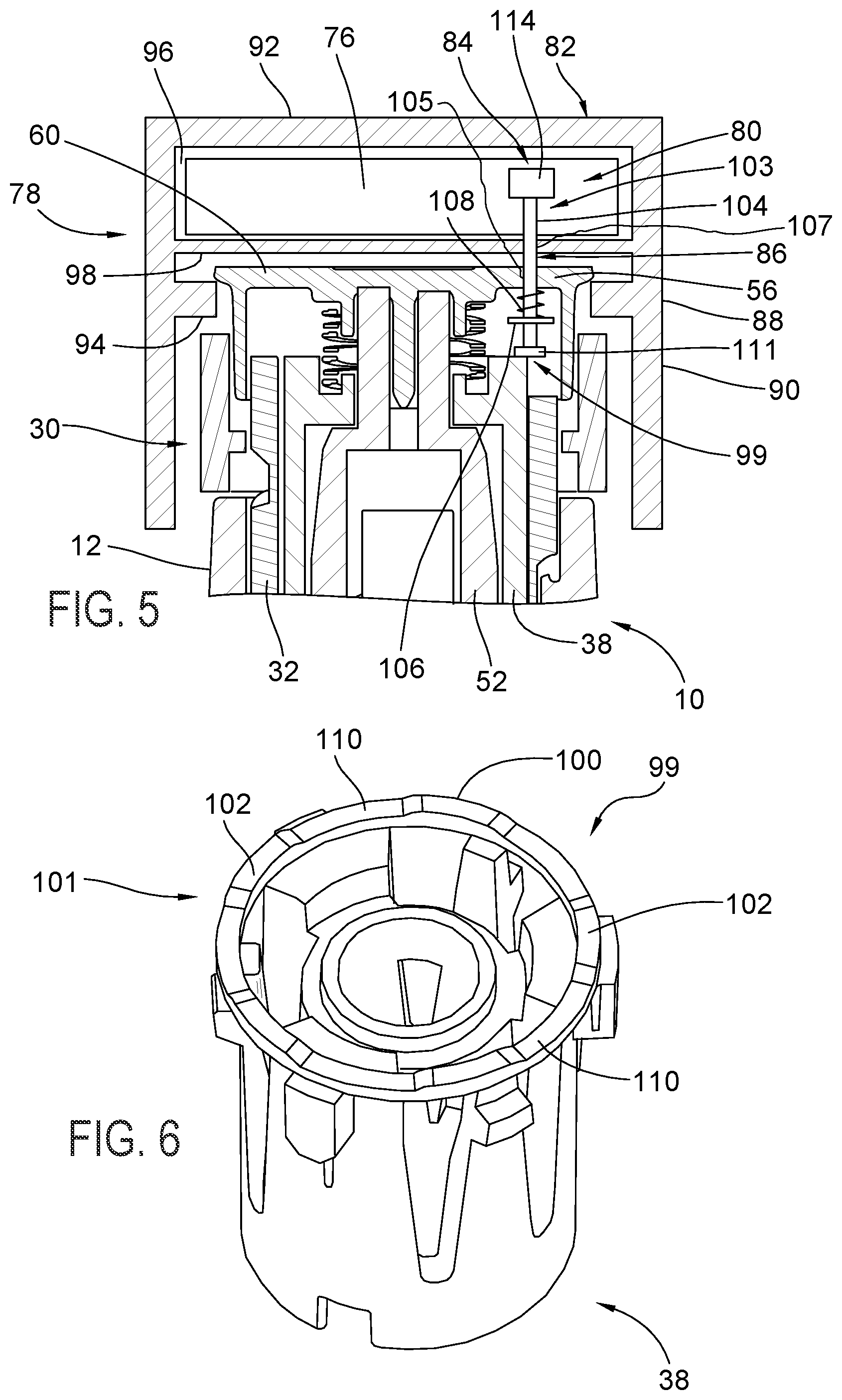 Patent US11771837 Figure 4 – Medication delivery device with sensing system
