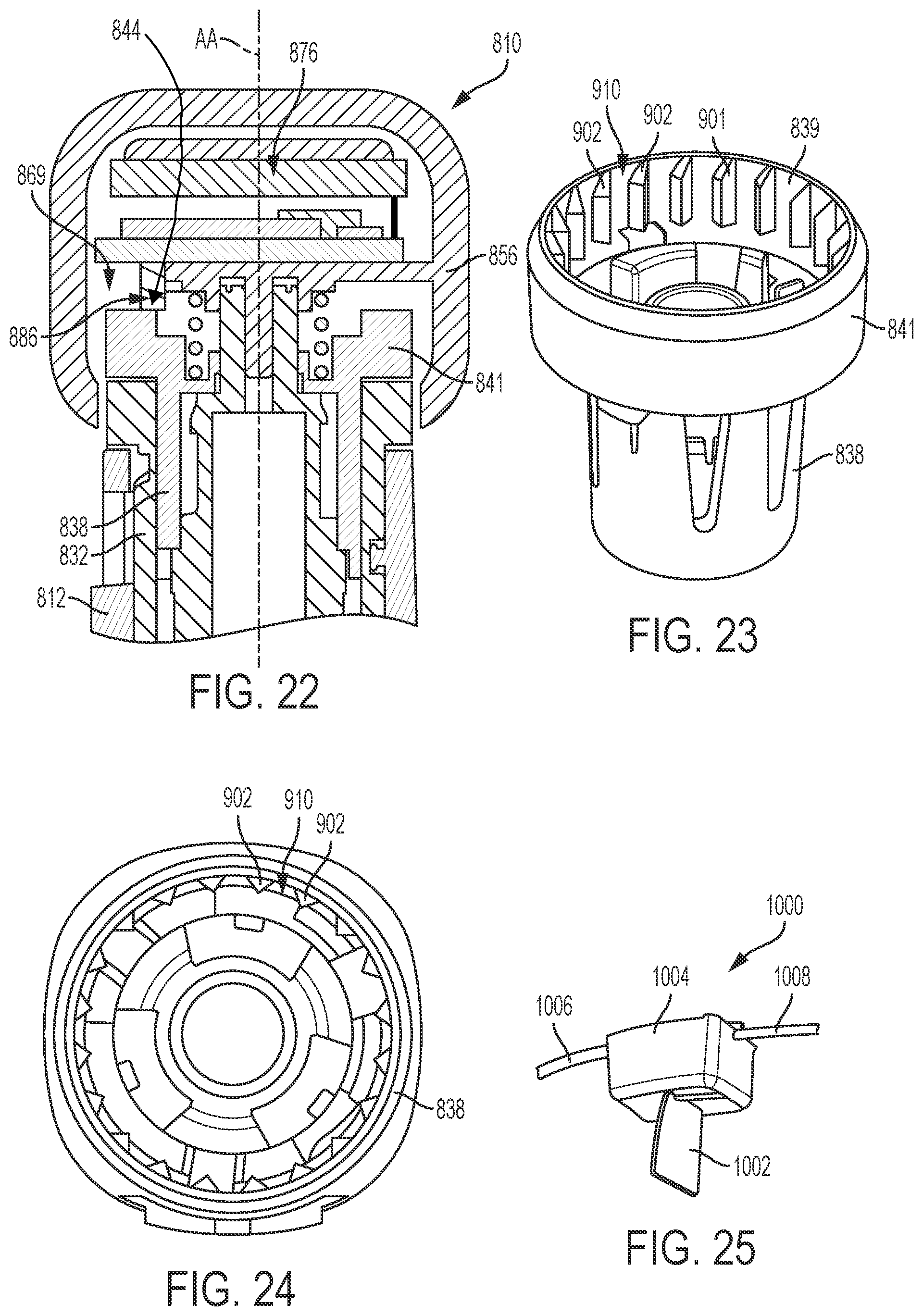 Patent US11771837 Figure 11 – Medication delivery device with sensing system