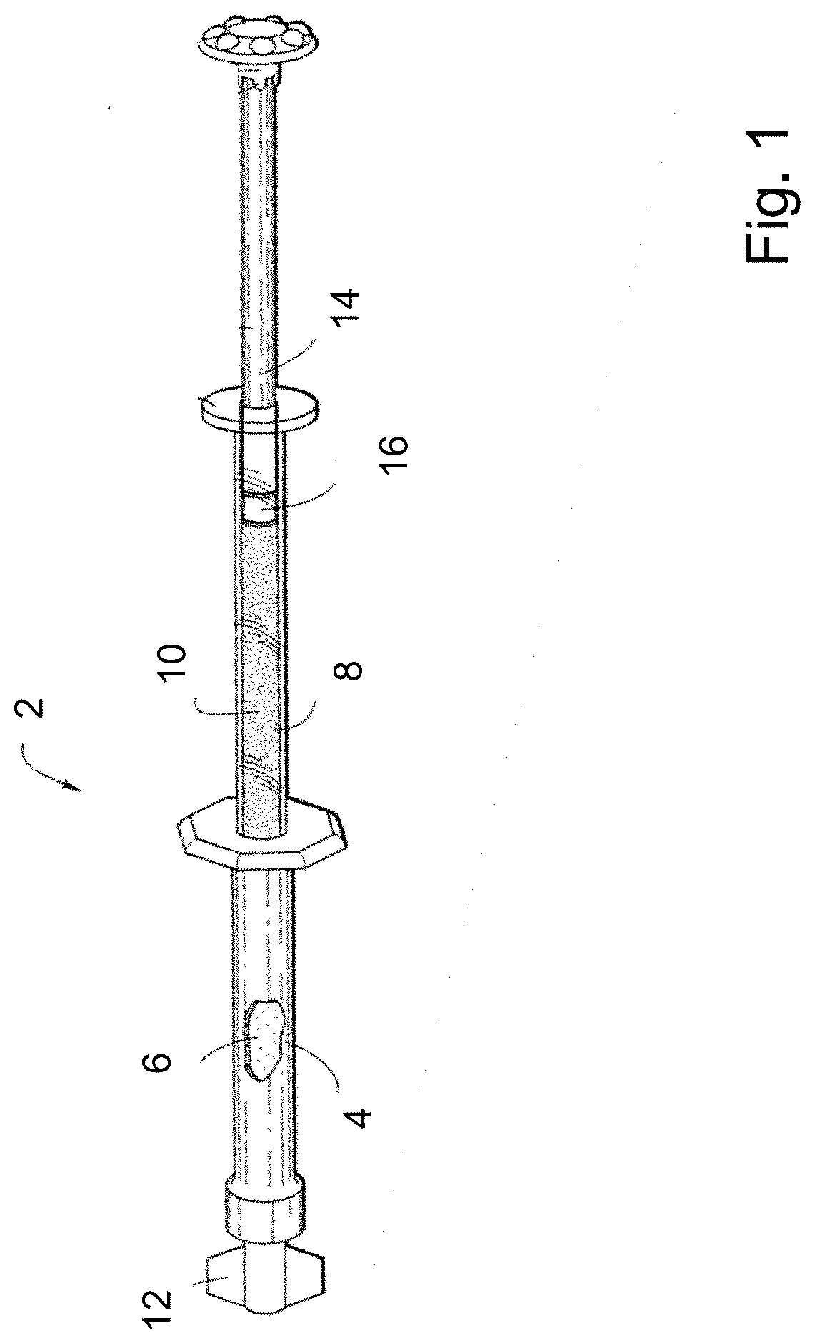 Patent US11771841 Figure 1 – Systems and methods for mixing syringe valve assemblies