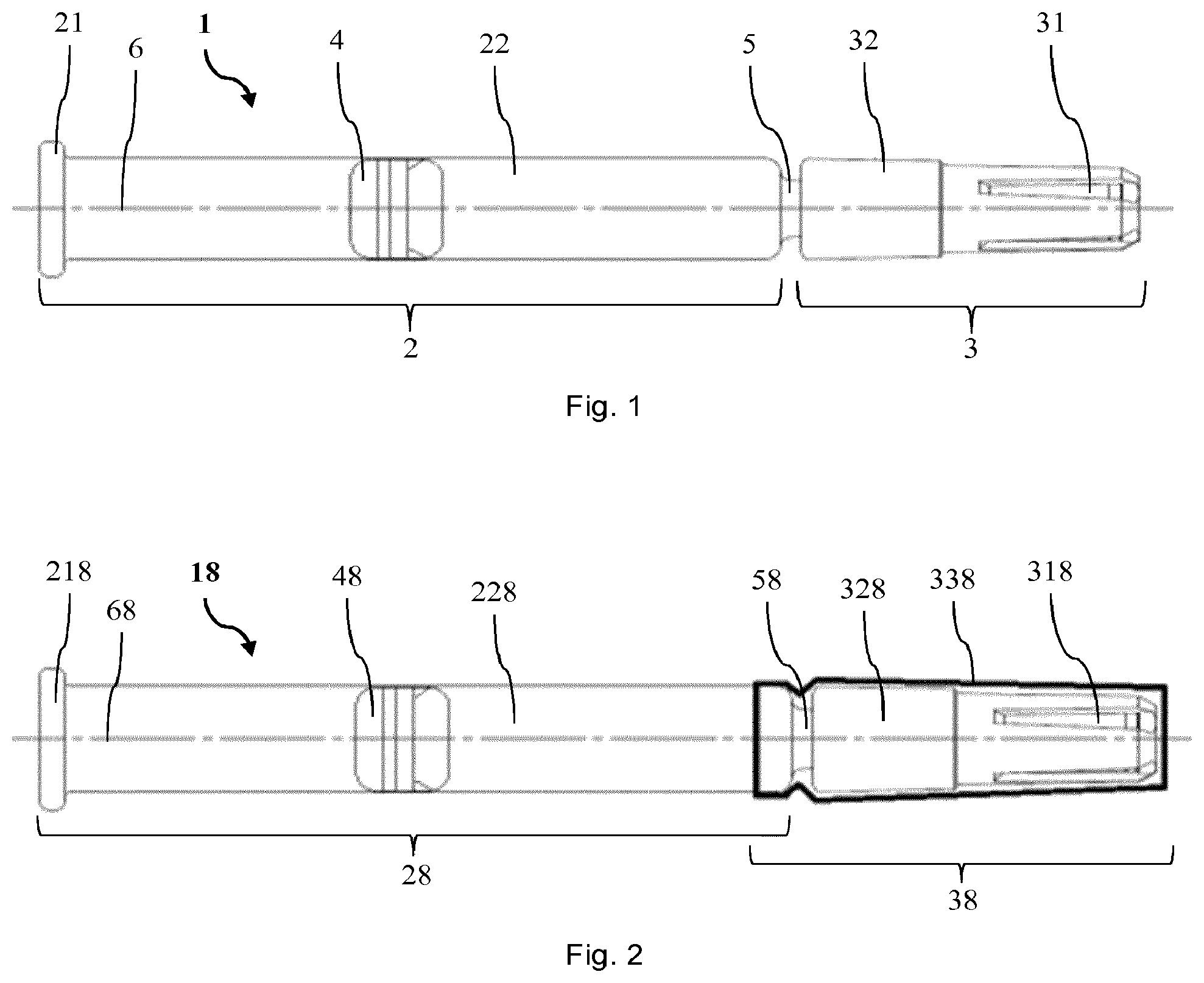 Patent US11771843 Figure 1 – Syringe and method of preparing syringe