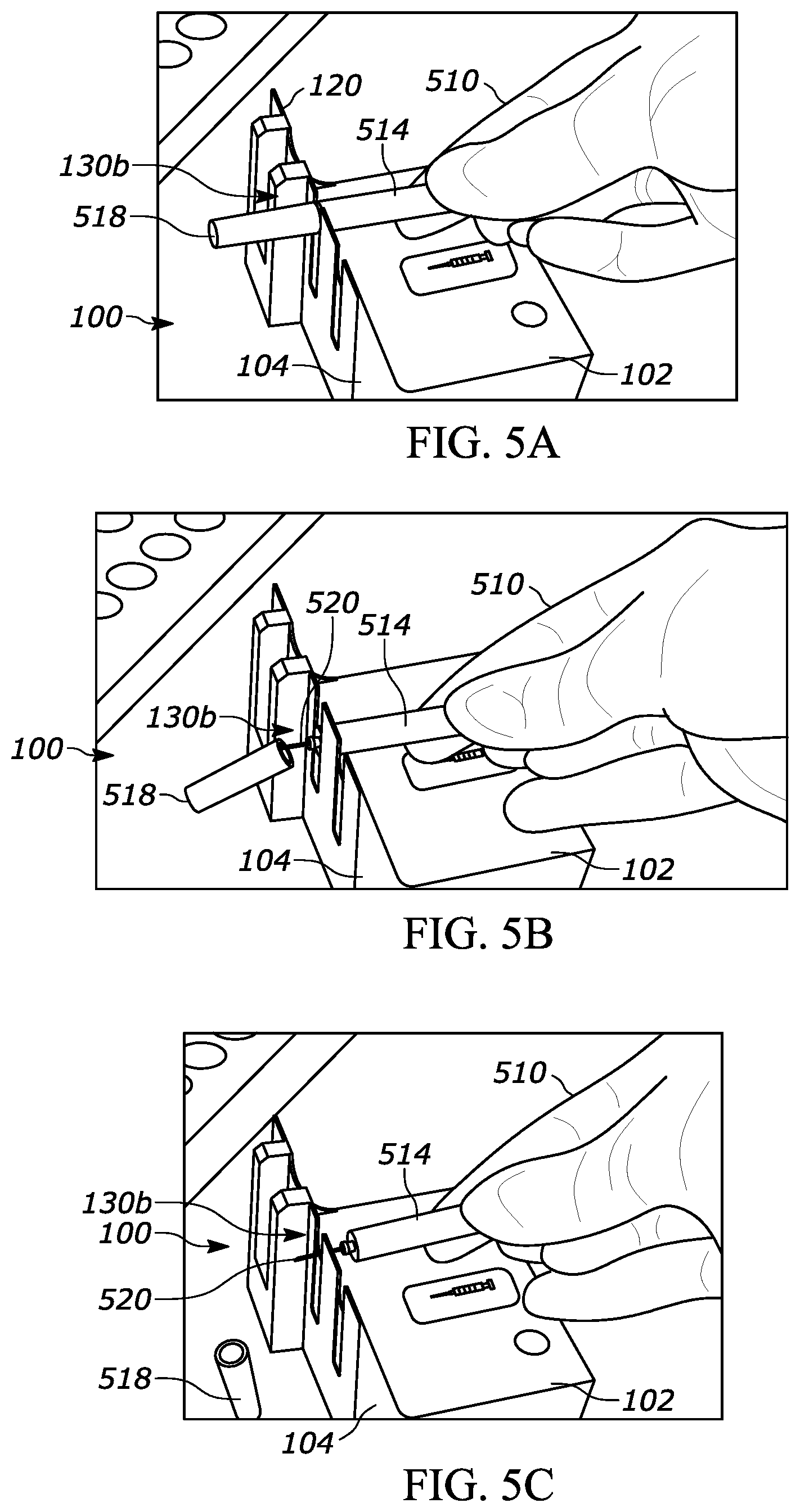 Patent US11771844 Figure 5 – Syringe de-capper device