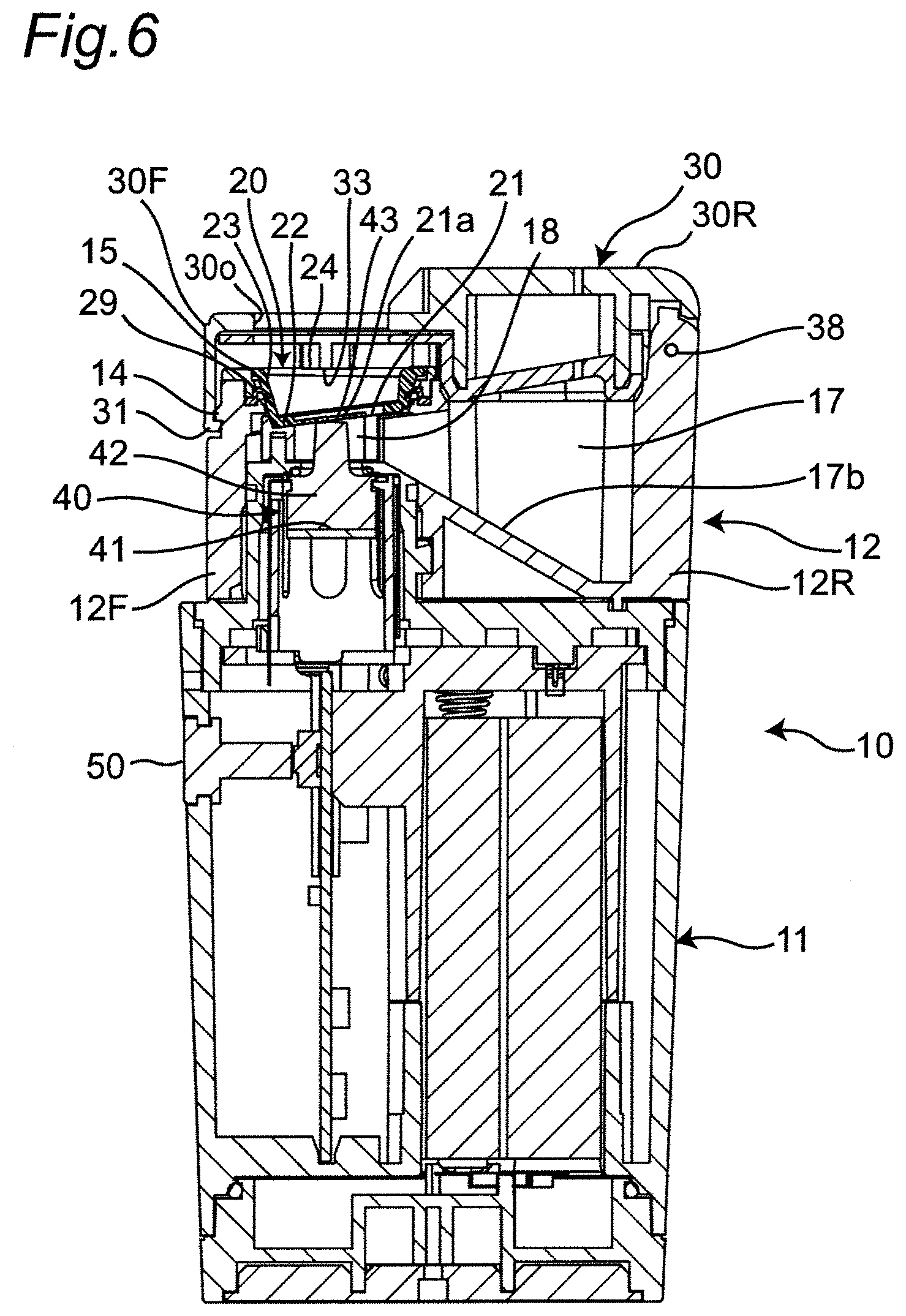Patent US11771845 Figure 6 – Mesh nebulizer and replacement member