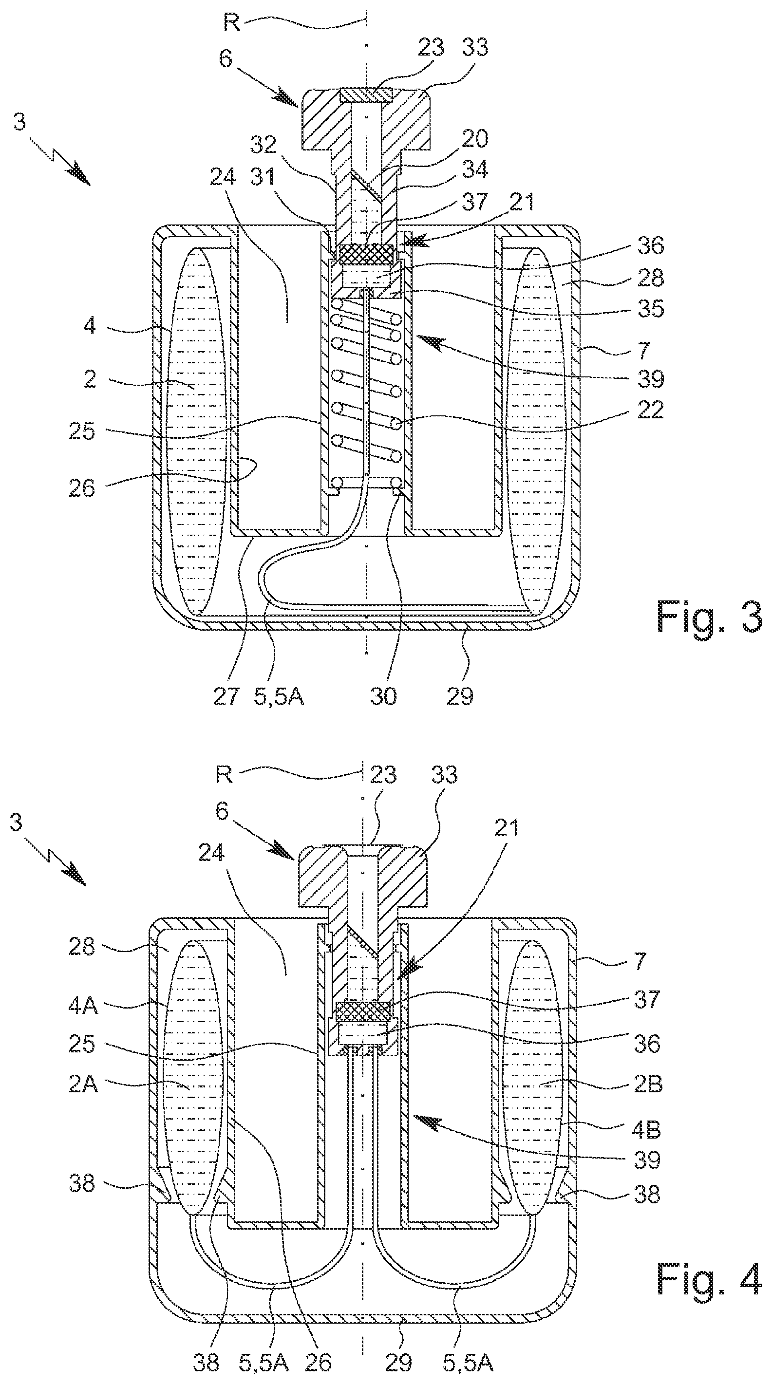 Patent US11771848 Figure 3 – Nebulizer and reservoir