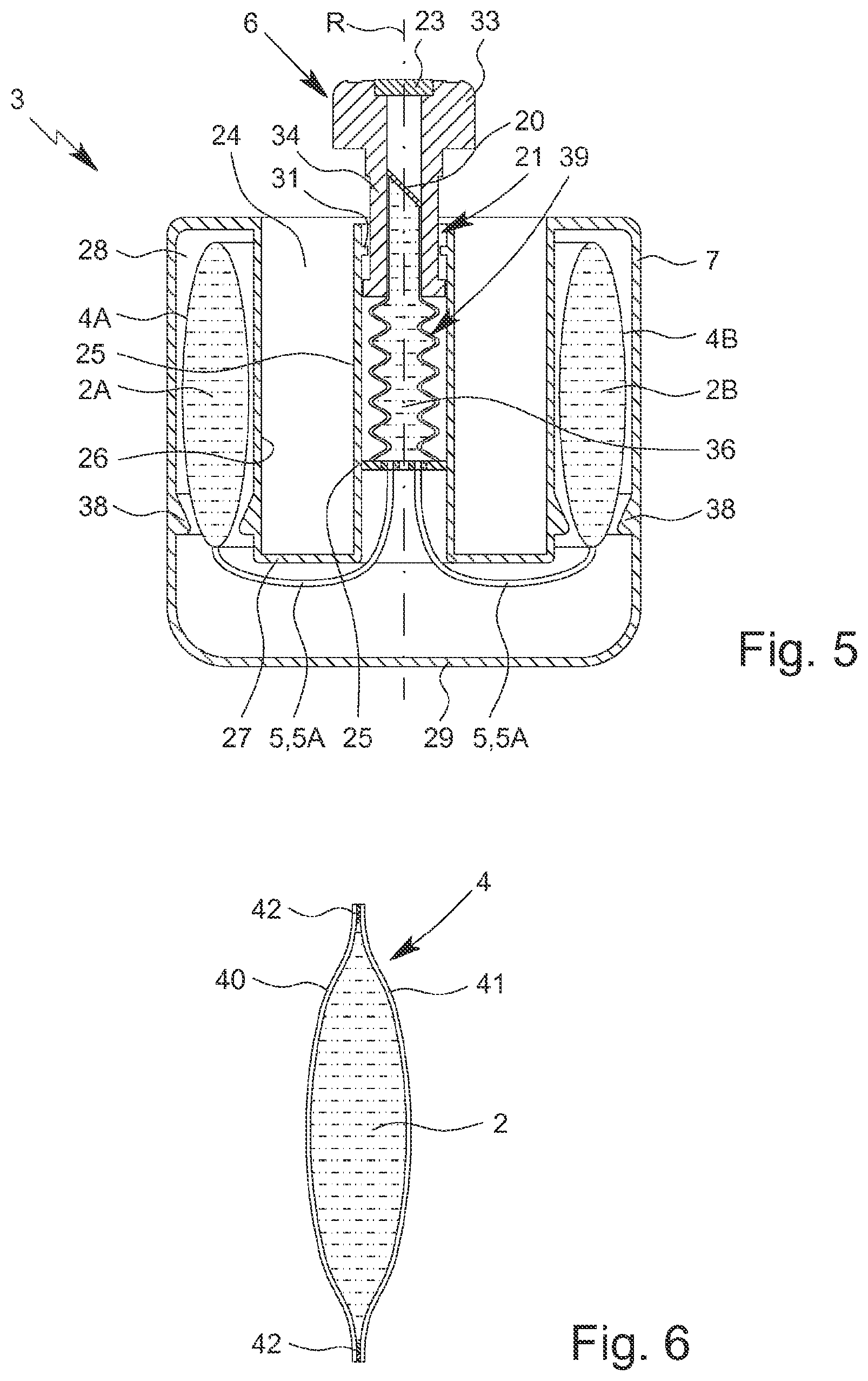 Patent US11771848 Figure 4 – Nebulizer and reservoir