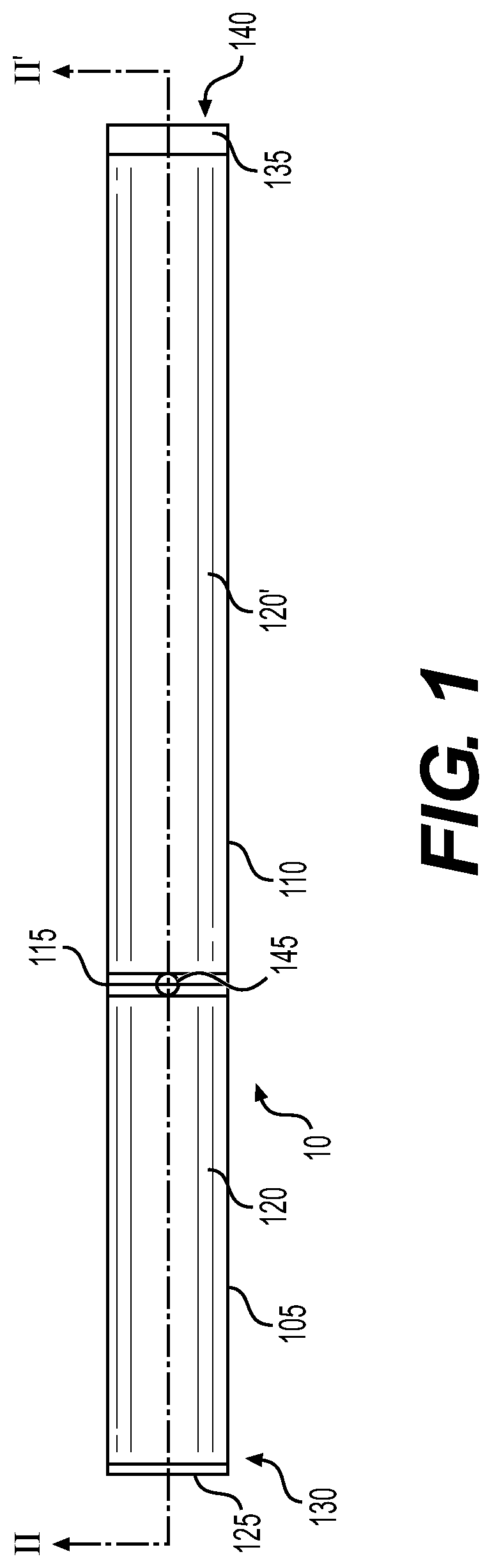 Patent US11771849 Figure 1 – Non-nicotine electronic vaping device