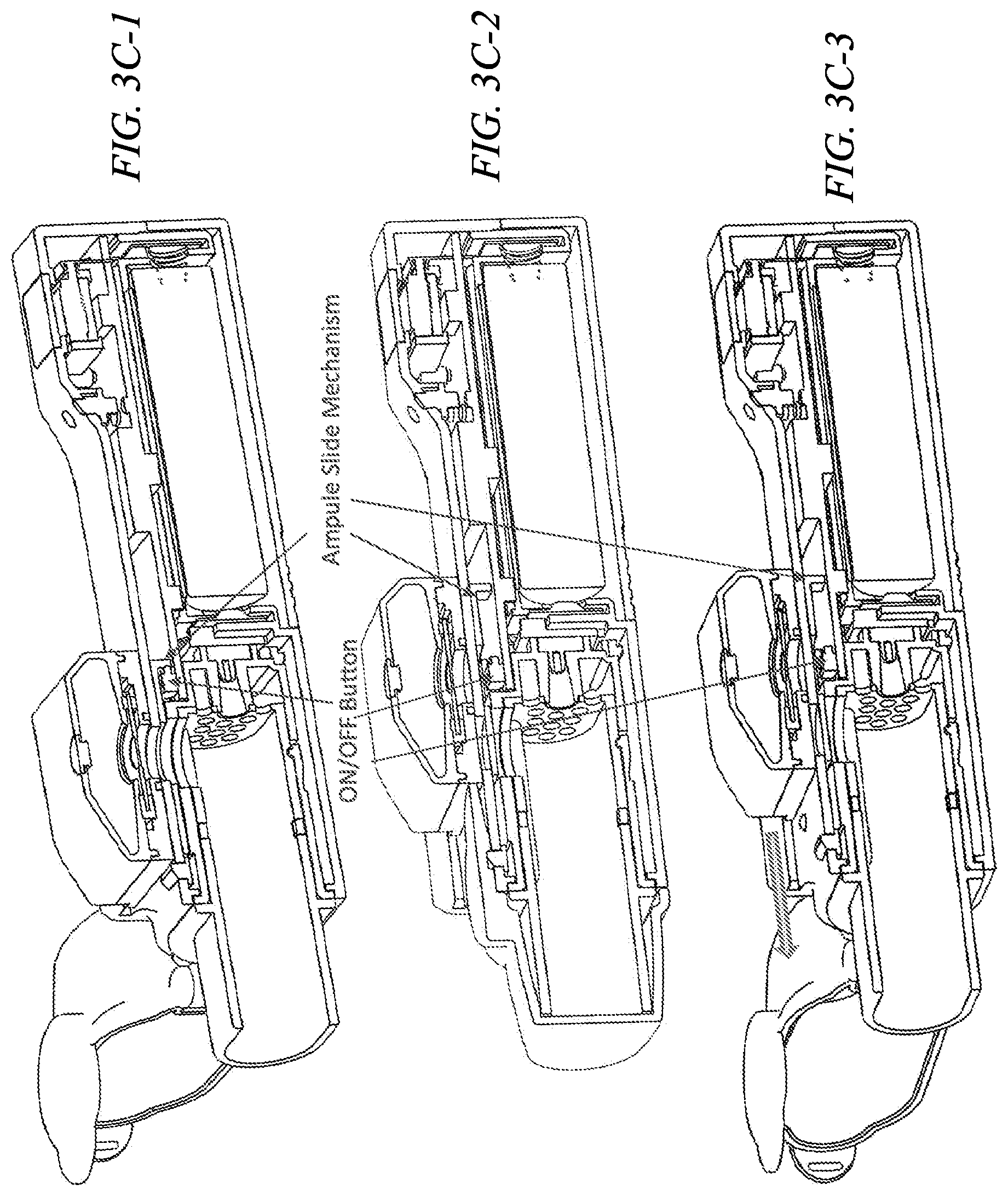 Patent US11771852 Figure 5 – Electronic breath actuated in-line droplet delivery device with small volume ampoule and methods of use