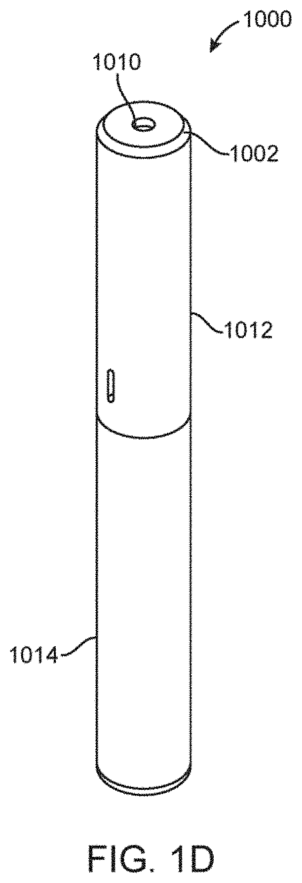 Patent US11771853 Figure 2 – Hand-held inhalable vapor producing device and method
