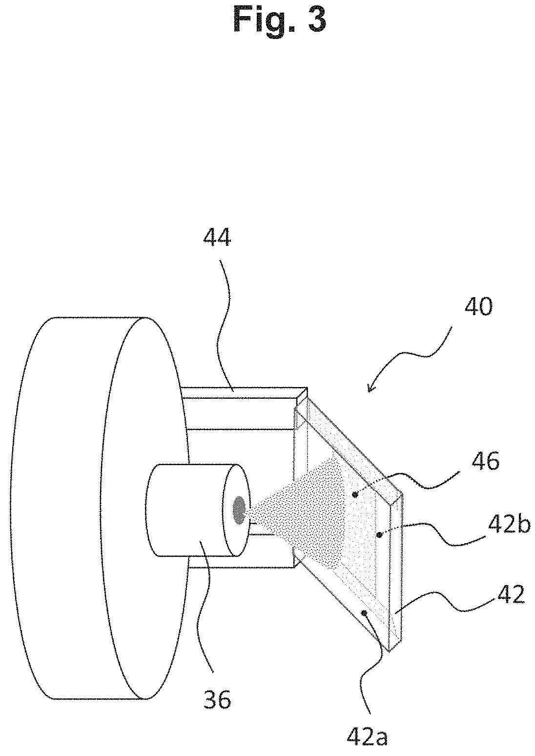 Patent US11771854 Figure 3 – Vaporizer including a heater assembly and delivery device