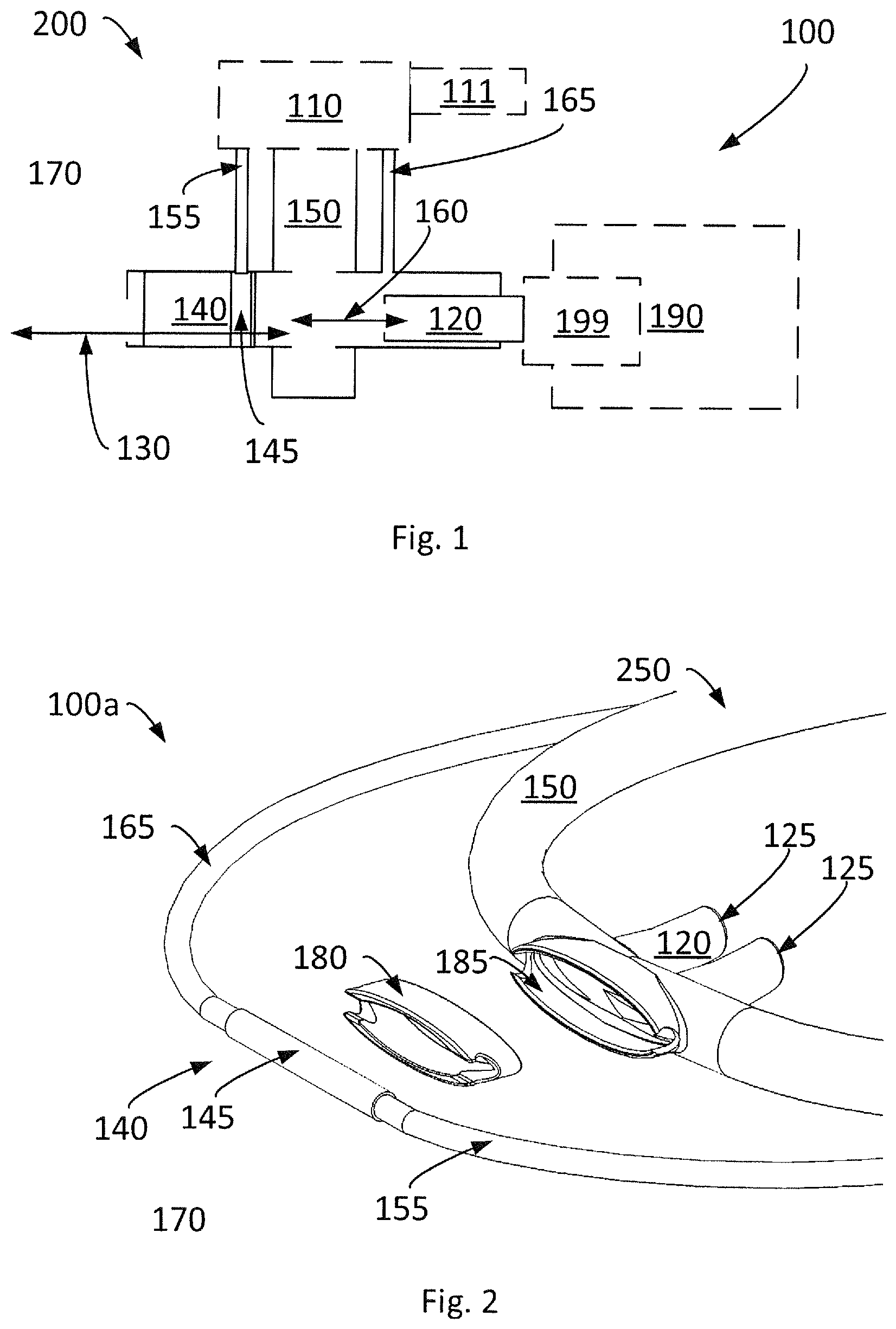 Patent US11771860 Figure 1 – Nasal patient interface arrangement, breathing apparatus, and method for operating a breathing apparatus