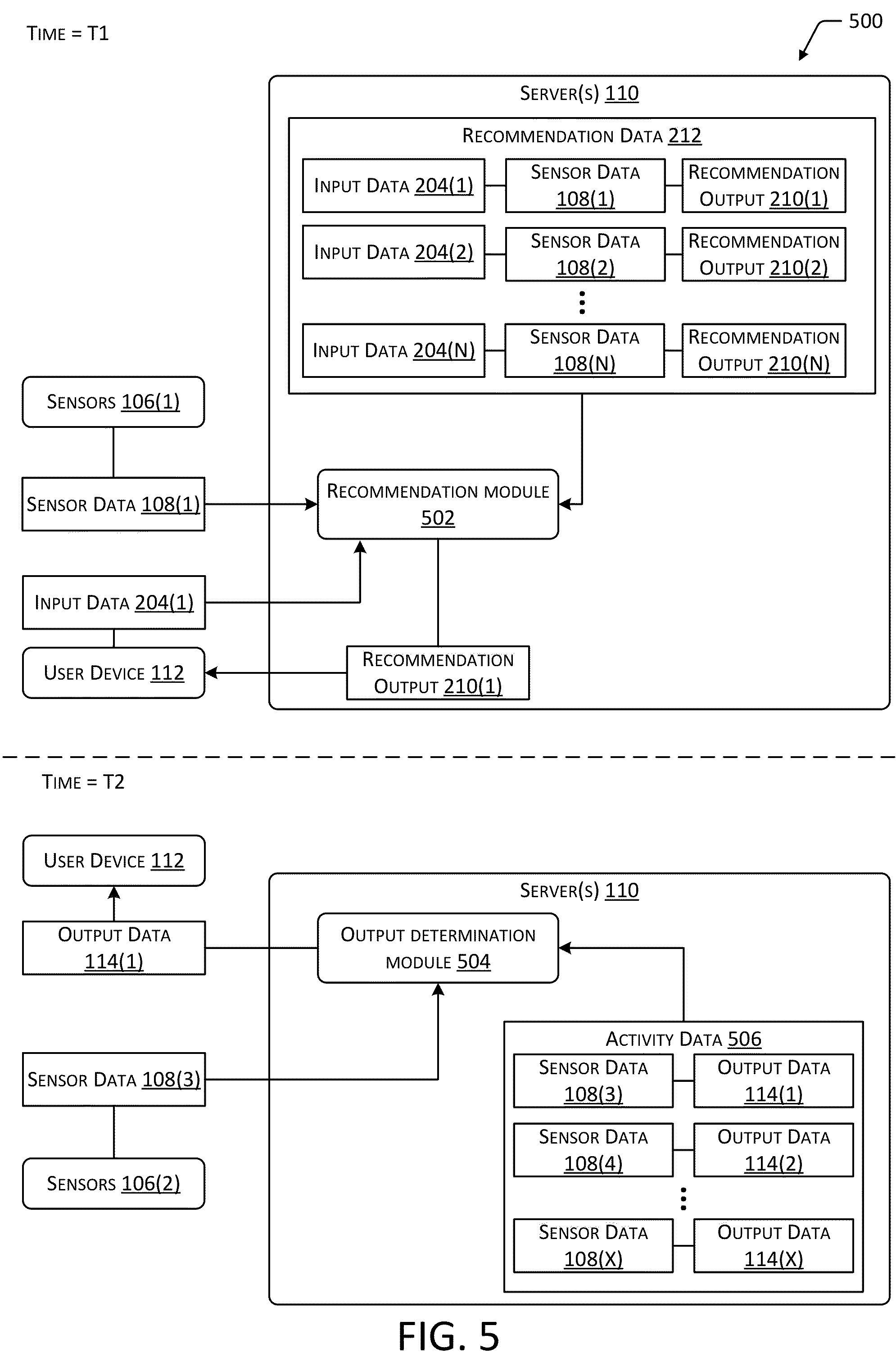 Patent US11771863 Figure 5 – Interface for guided meditation based on user interactions