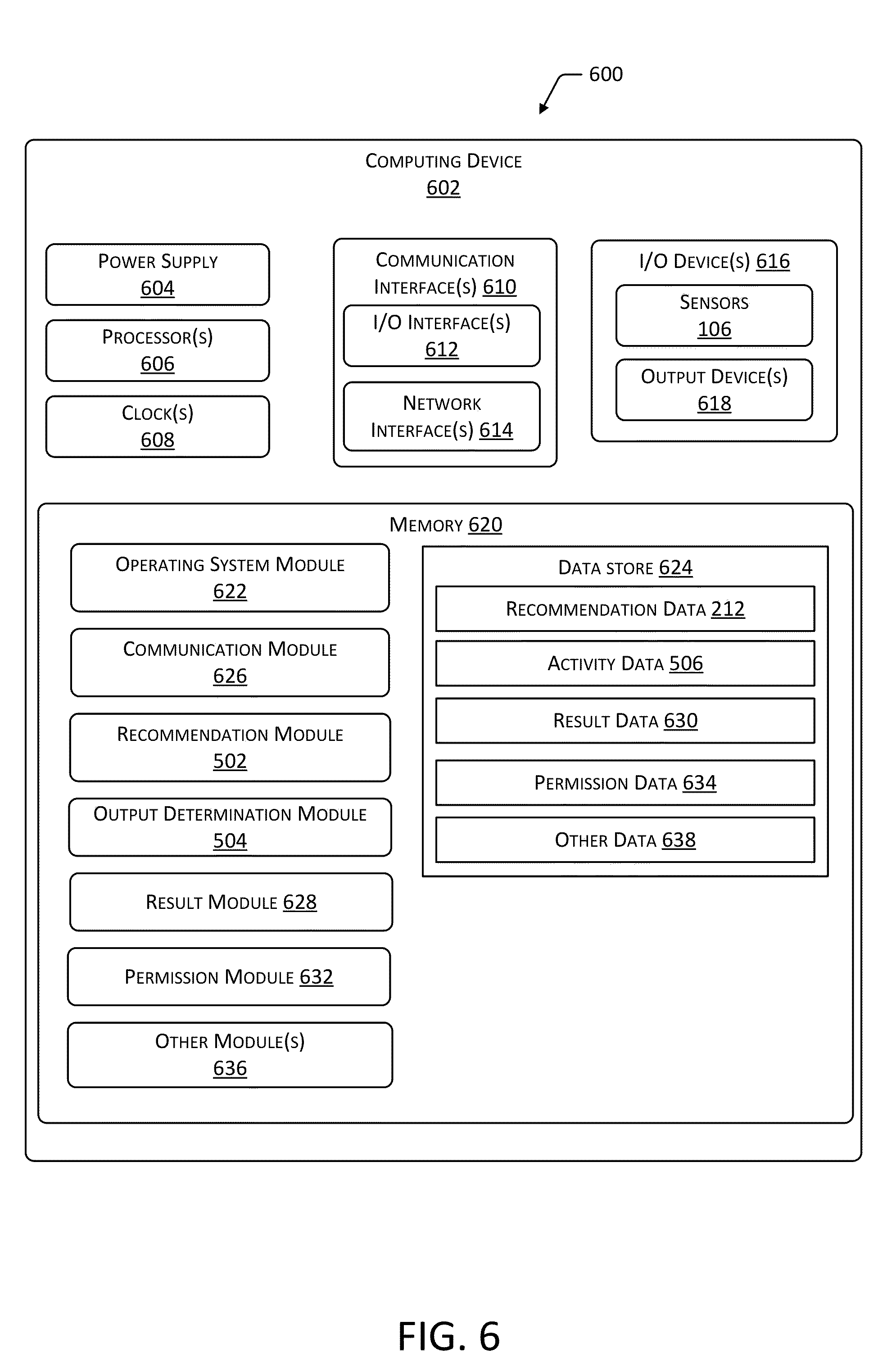 Patent US11771863 Figure 6 – Interface for guided meditation based on user interactions