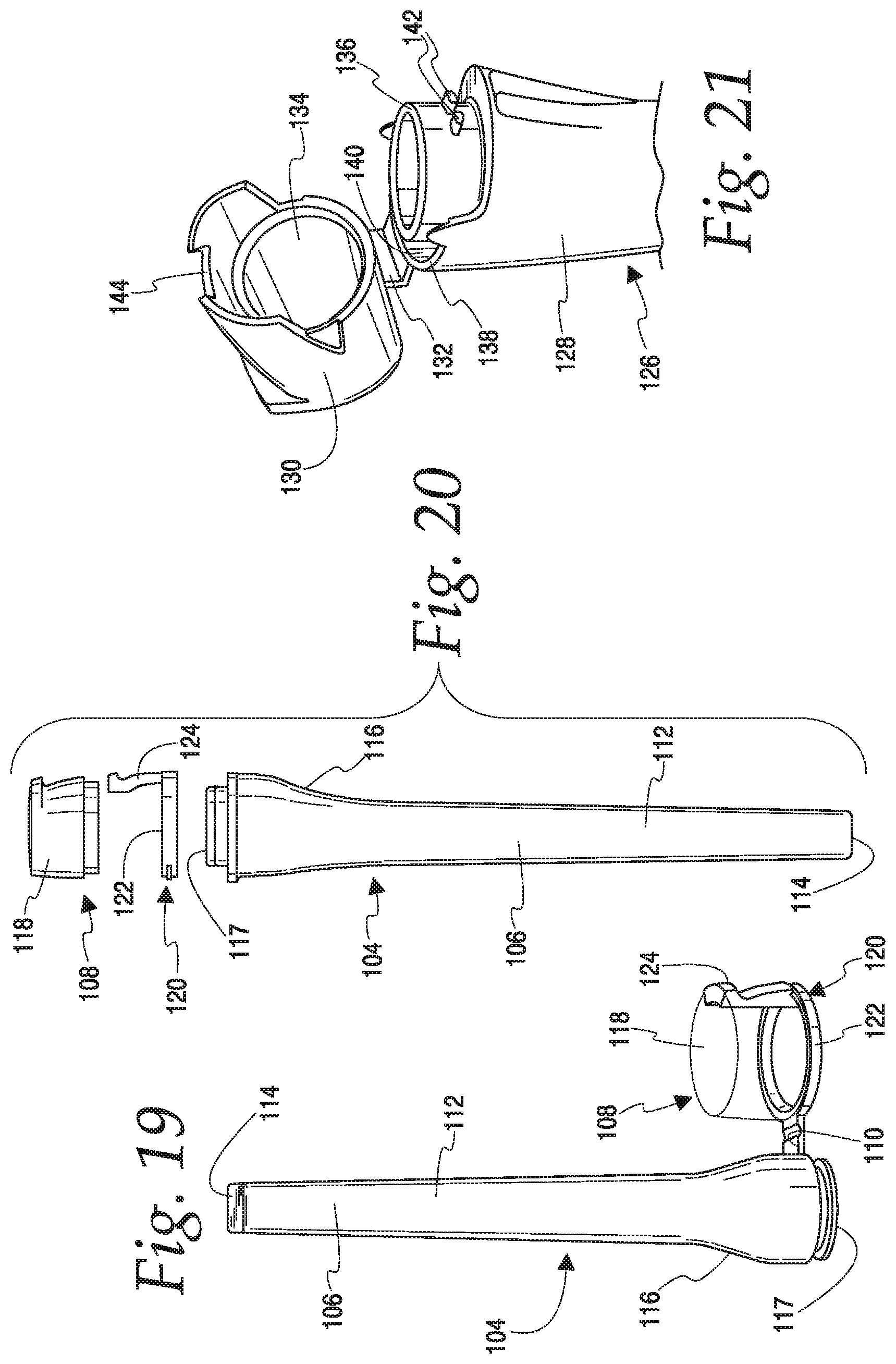 Patent US11771865 Figure 5 – Caps for catheter packages