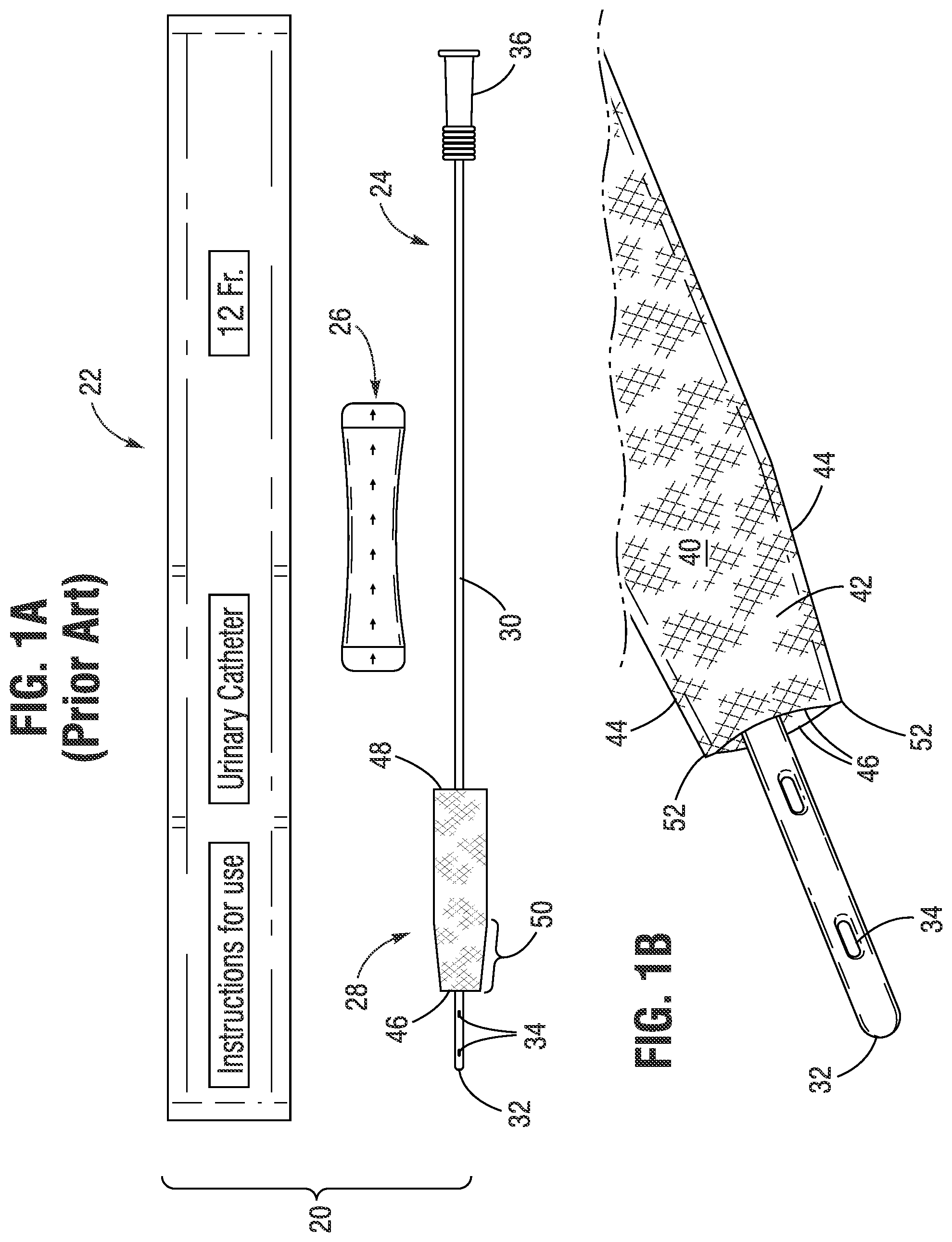 Patent US11771868 Figure 1 – Gripper sleeve for urinary catheter