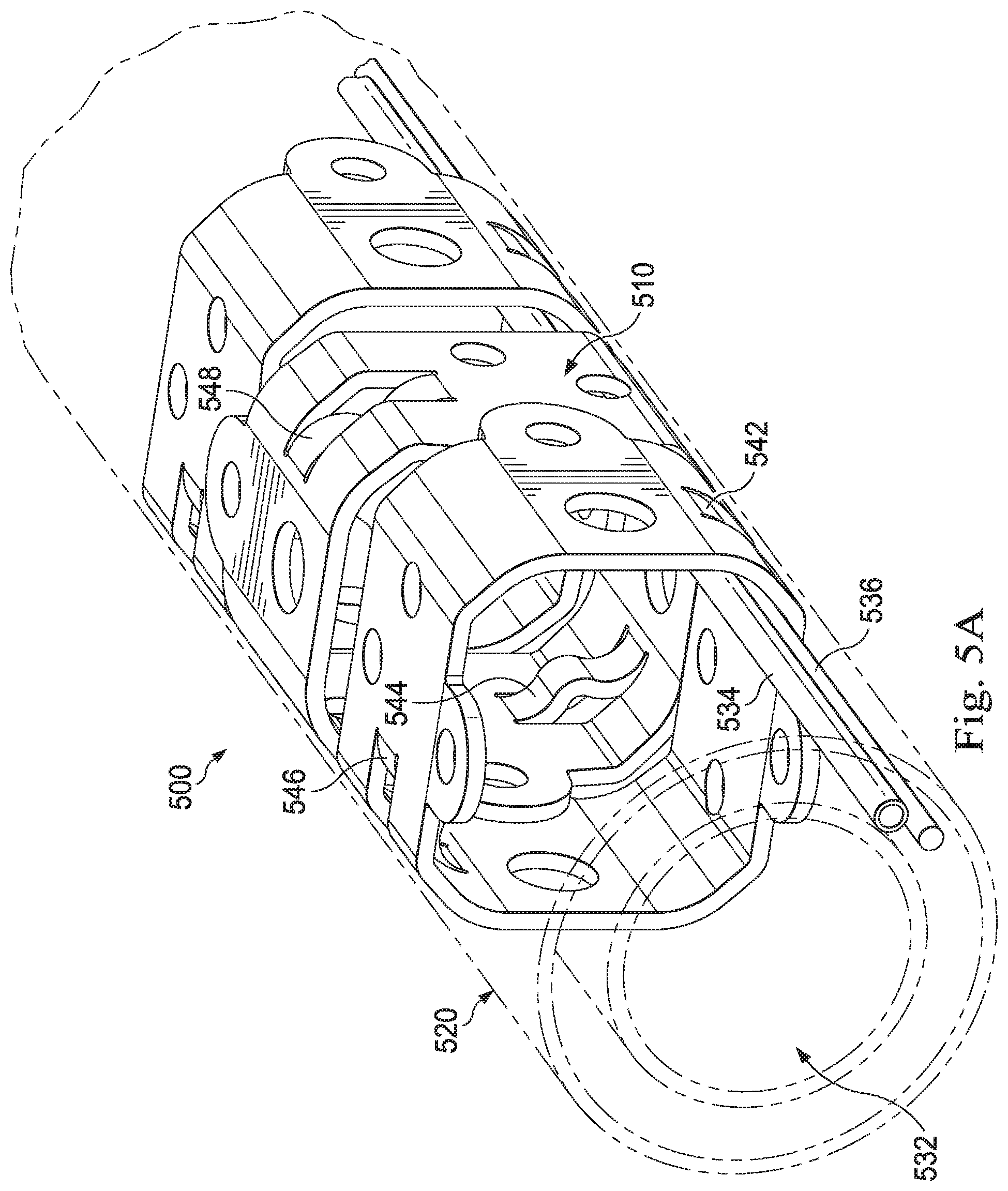 Patent US11771871 Figure 5 – Axial support structure for a flexible elongate device