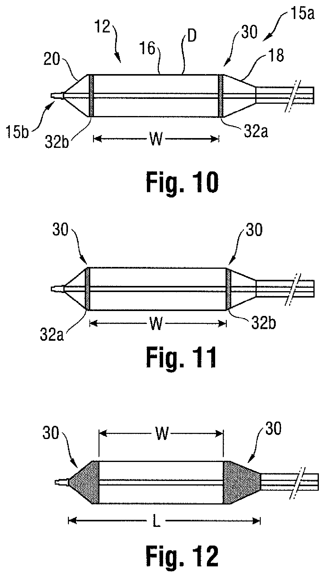 Patent US11771873 Figure 8 – Medical balloon with radiopaque identifier for precisely identifying the working surface