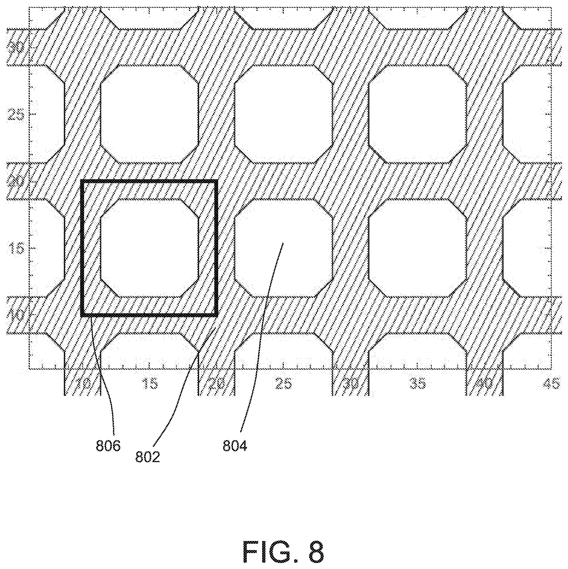 Patent US11771877 Figure 8 – Method for removing a tattoo through patterned trans-epidermal pigment release