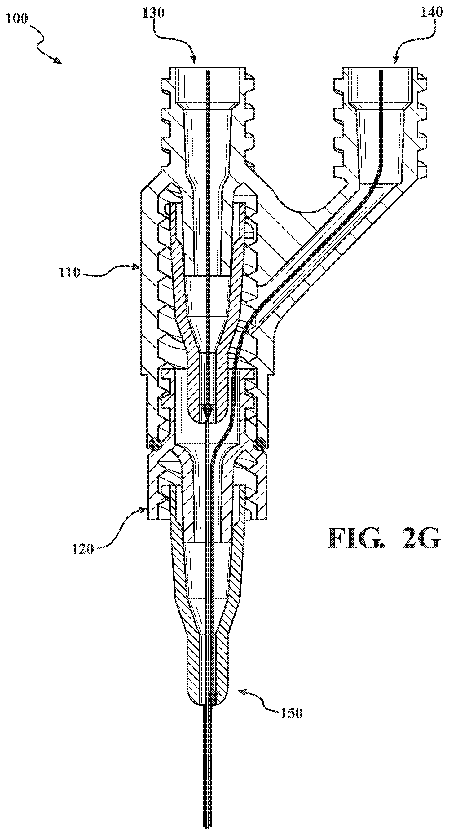 Patent US11771881 Figure 6 – Needle adapter and device for soft material extrusion of core-shell structures
