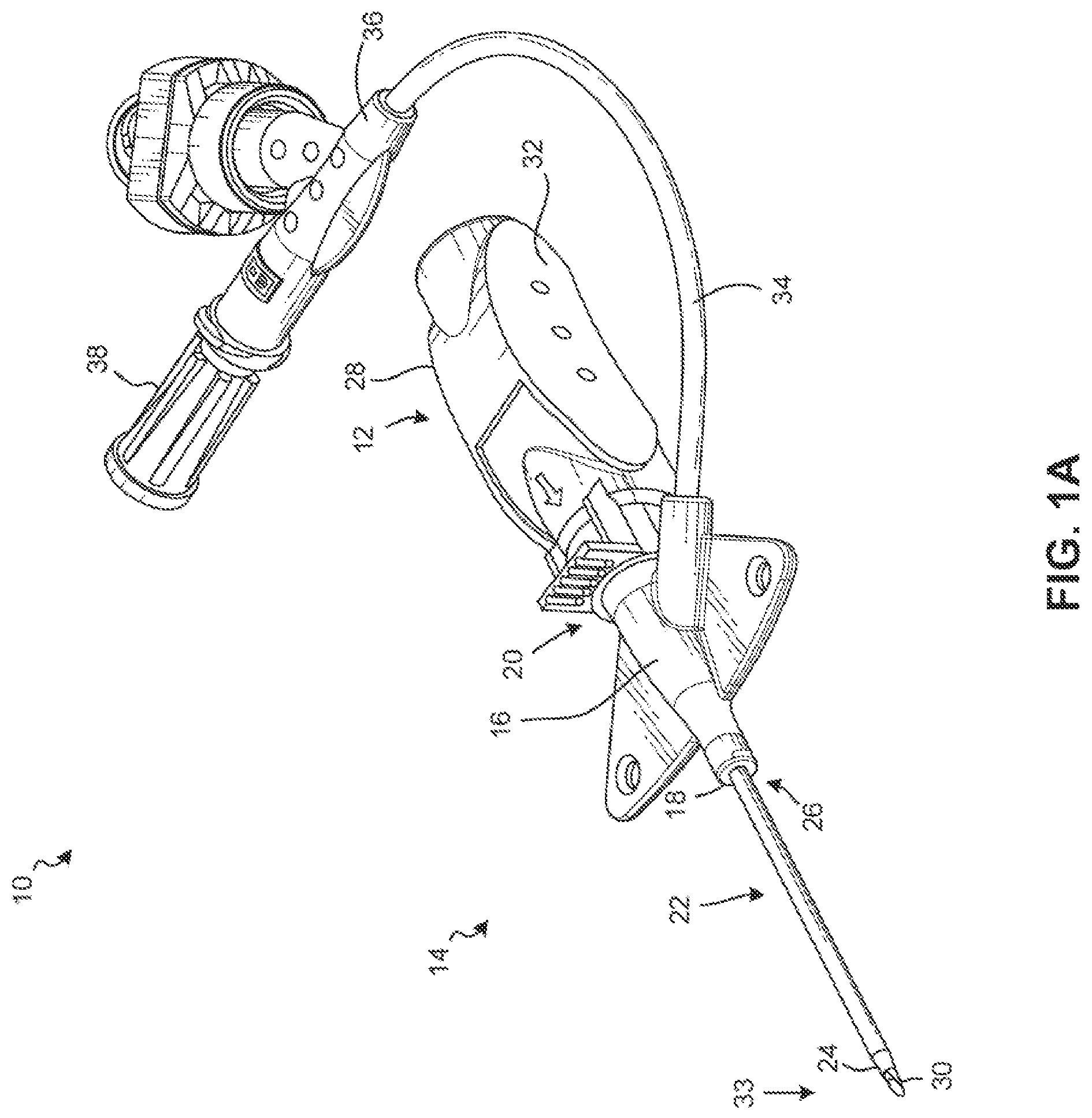 Patent US11771882 Figure 1 – Catheter adapters