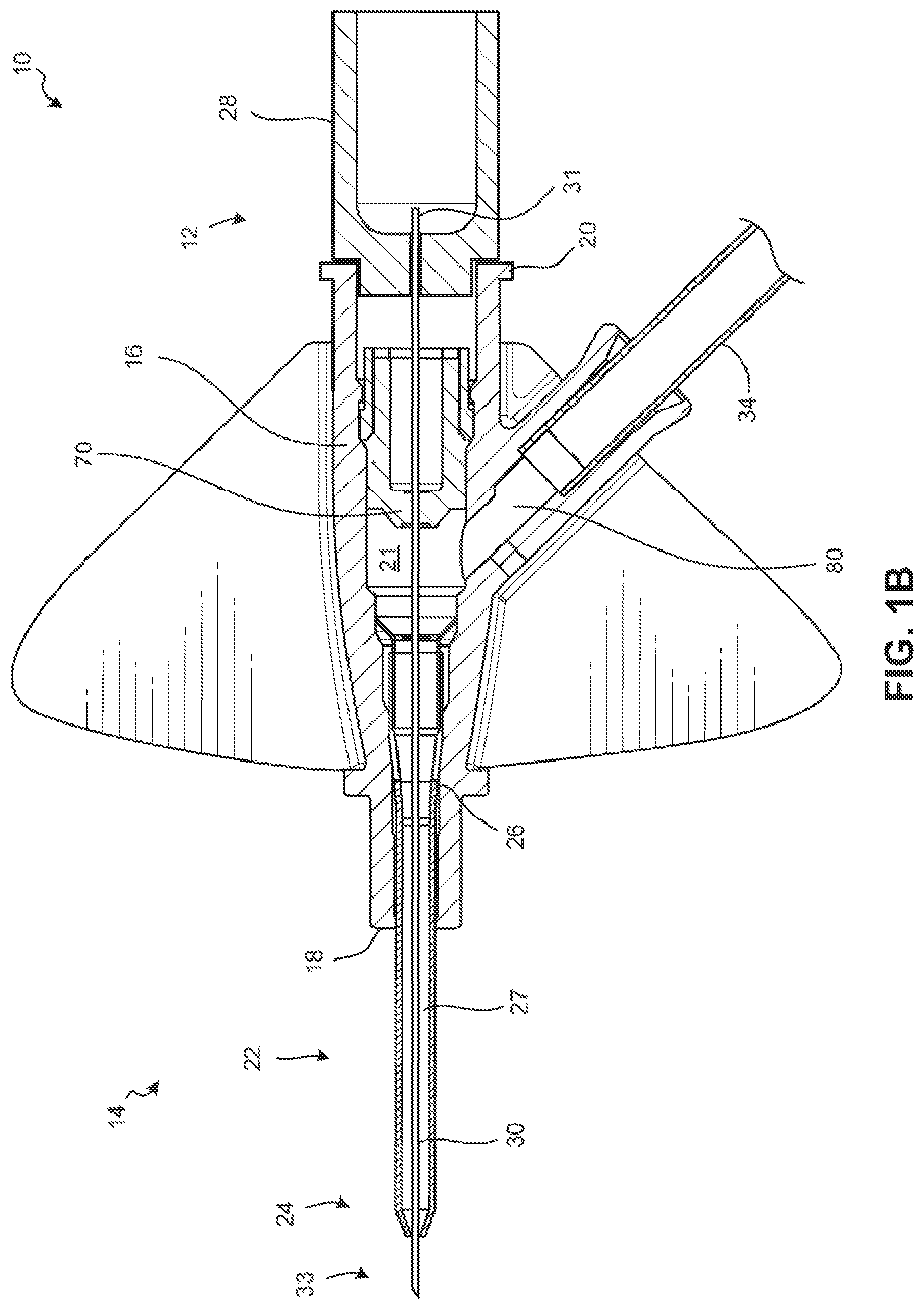 Patent US11771882 Figure 2 – Catheter adapters