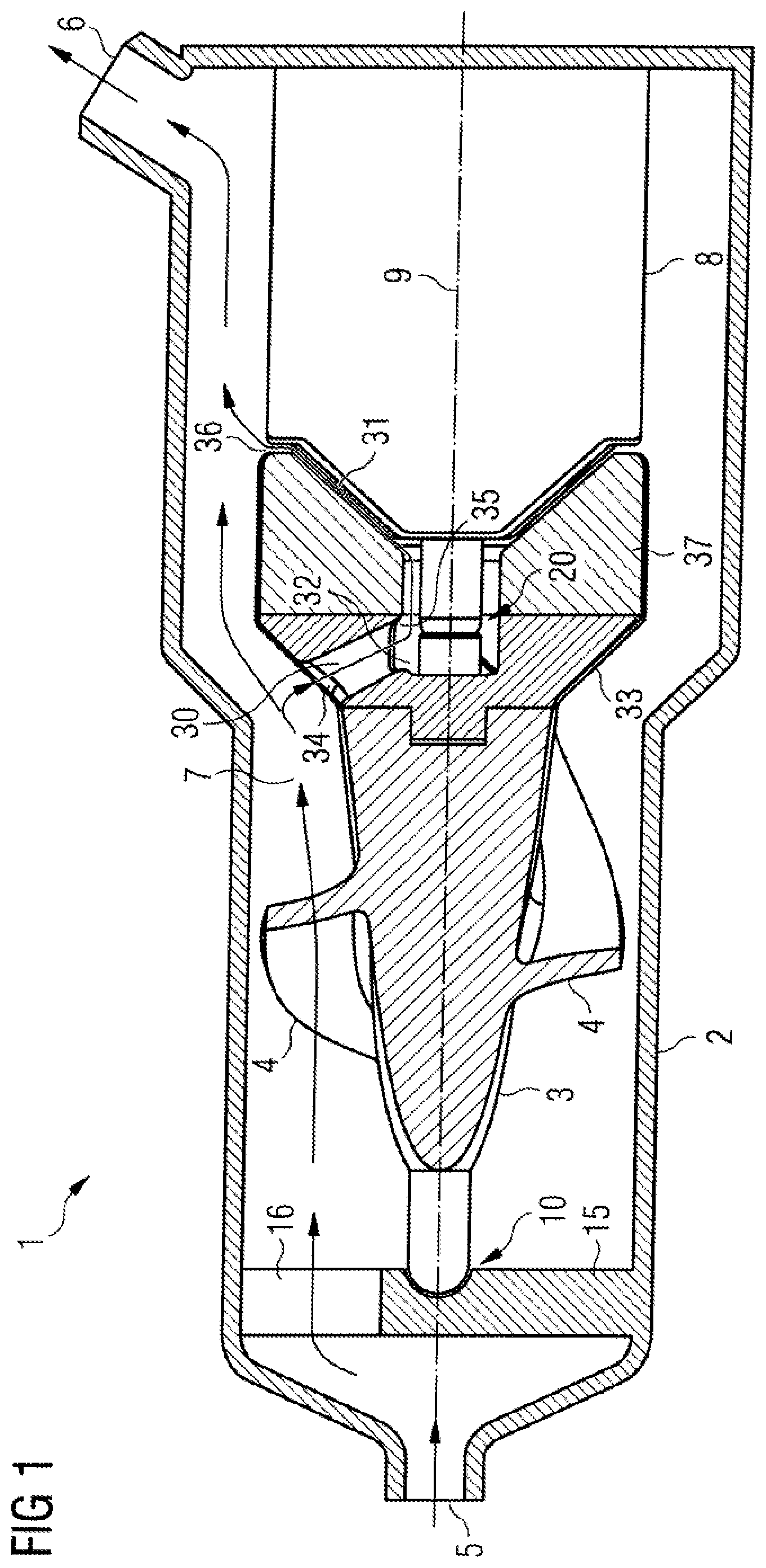 Patent US11771884 Figure 1 – Blood pump
