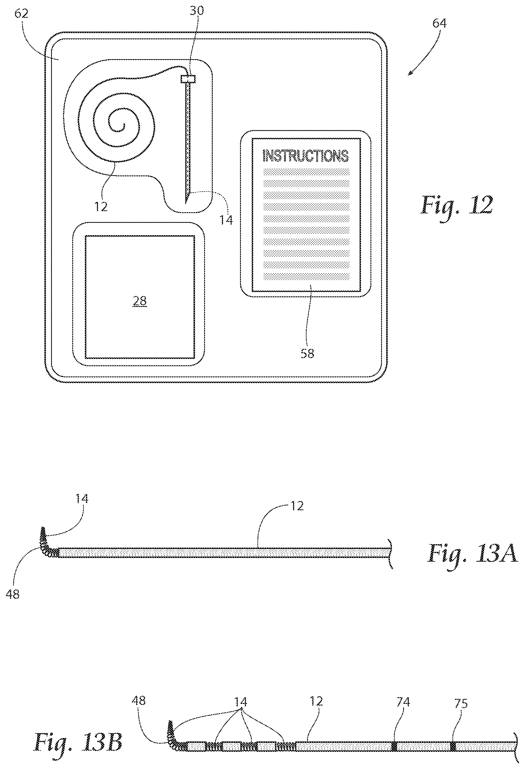 Patent US11771891 Figure 12 – Systems and methods to place one or more leads in tissue to electrically stimulate nerves of passage to treat pain
