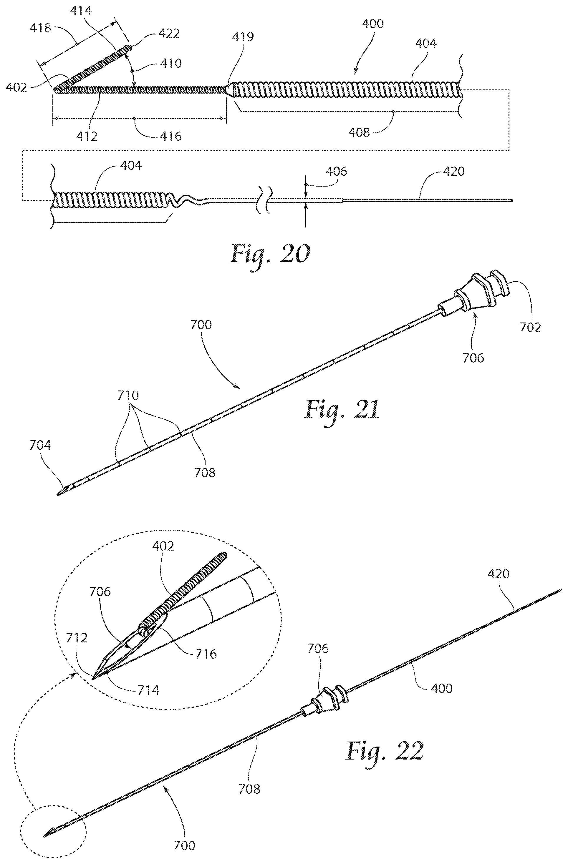 Patent US11771891 Figure 19 – Systems and methods to place one or more leads in tissue to electrically stimulate nerves of passage to treat pain
