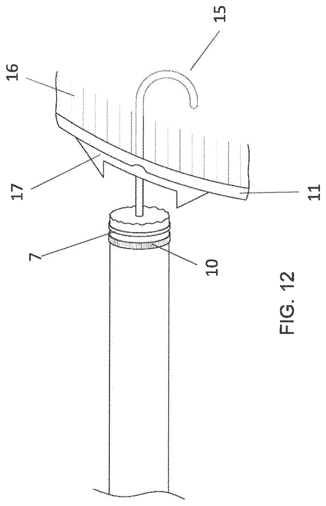 Patent US11771897 Figure 8 – System, method and catheter for pituitary and brain implantation