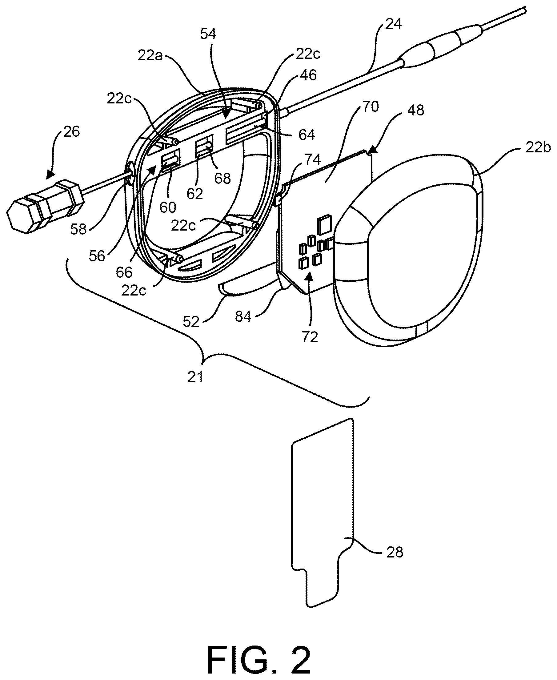 Patent US11771906 Figure 2 – Temporary pacemaker