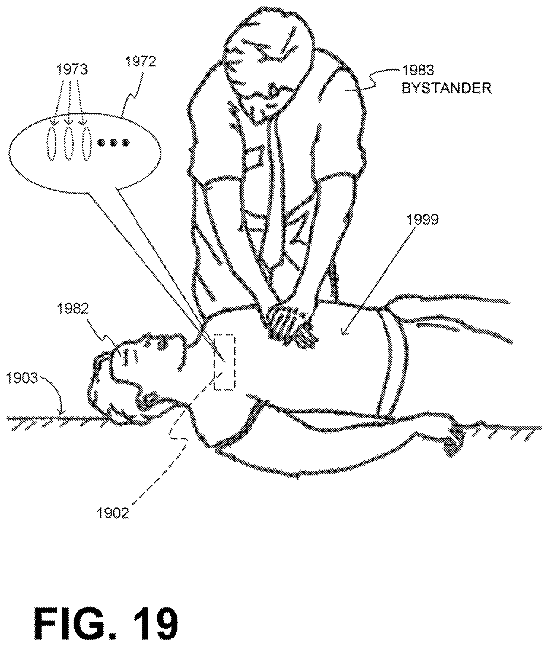 Patent US11771909 Figure 15 – Wearable cardiac defibrillator system authenticating person actuating cancel switch