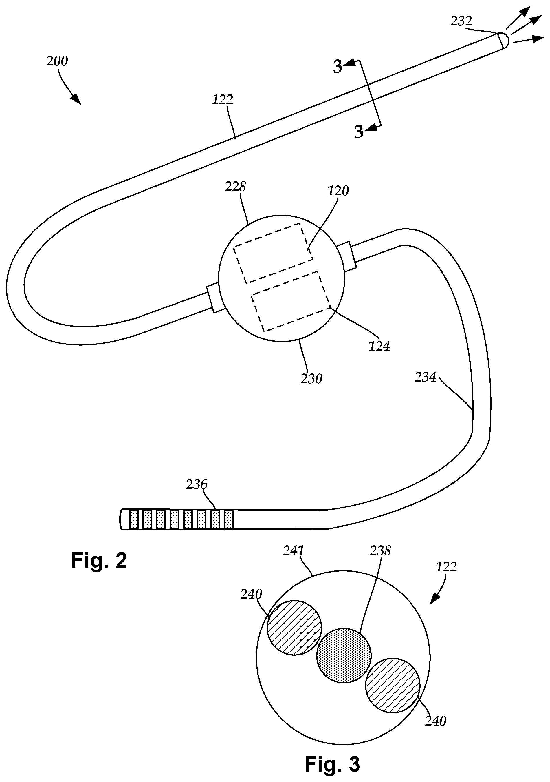 Patent US11771918 Figure 2 – Optical stimulation system with on-demand monitoring and methods of making and using