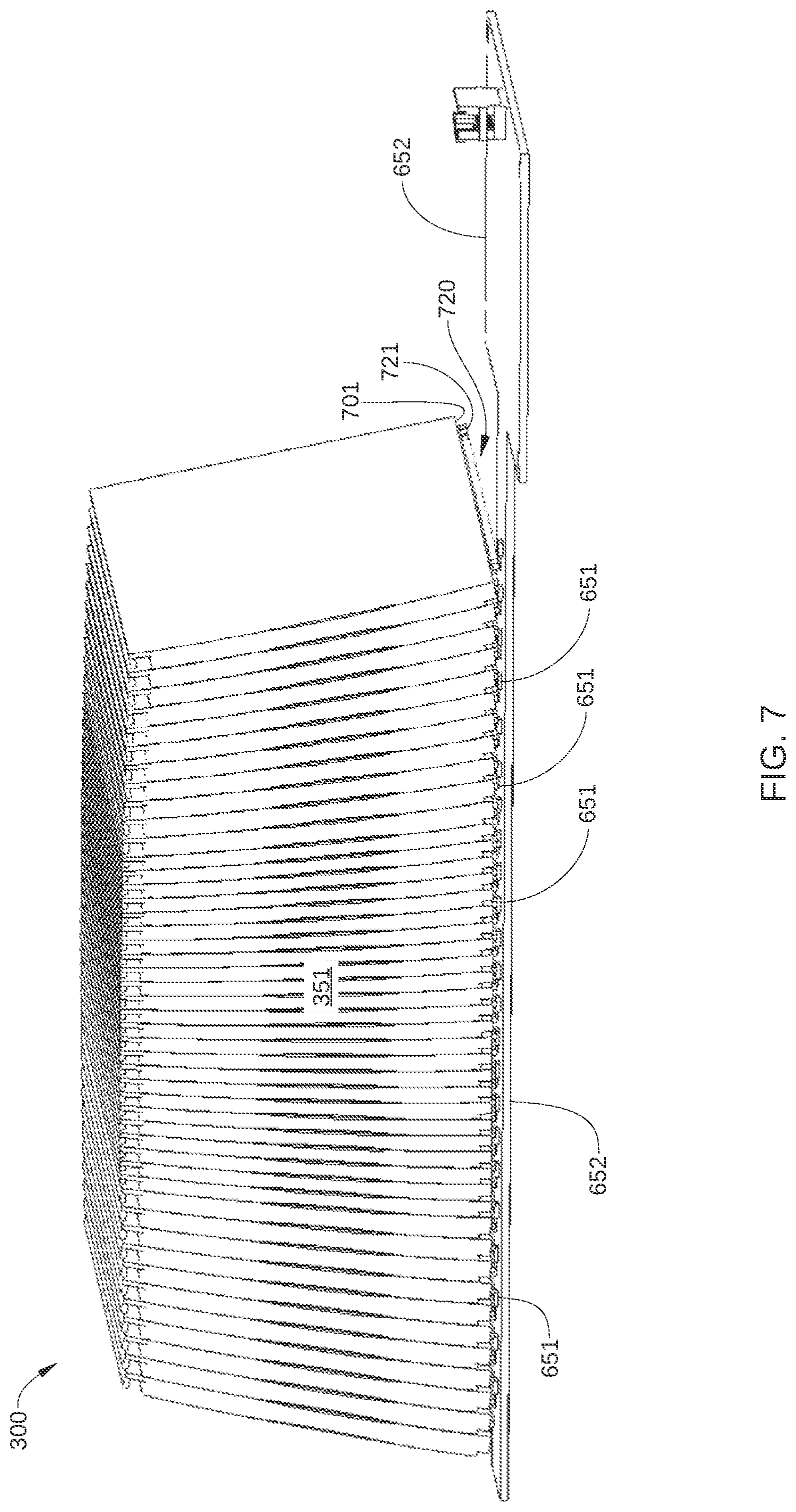Patent US11771924 Figure 7 – Magnetoresistive linear position detection in a radiation therapy system