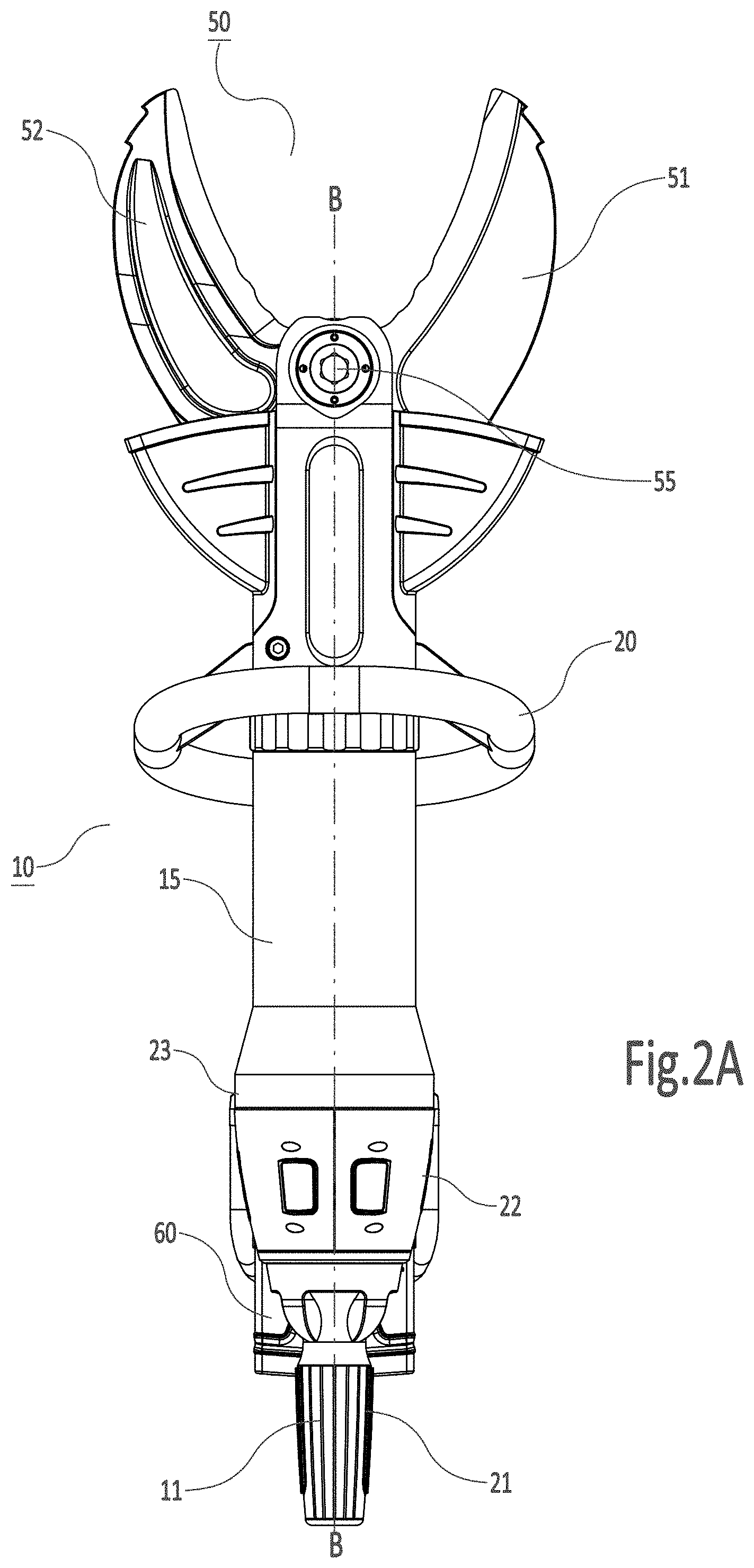 Patent US11771926 Figure 2 – Rescue tool