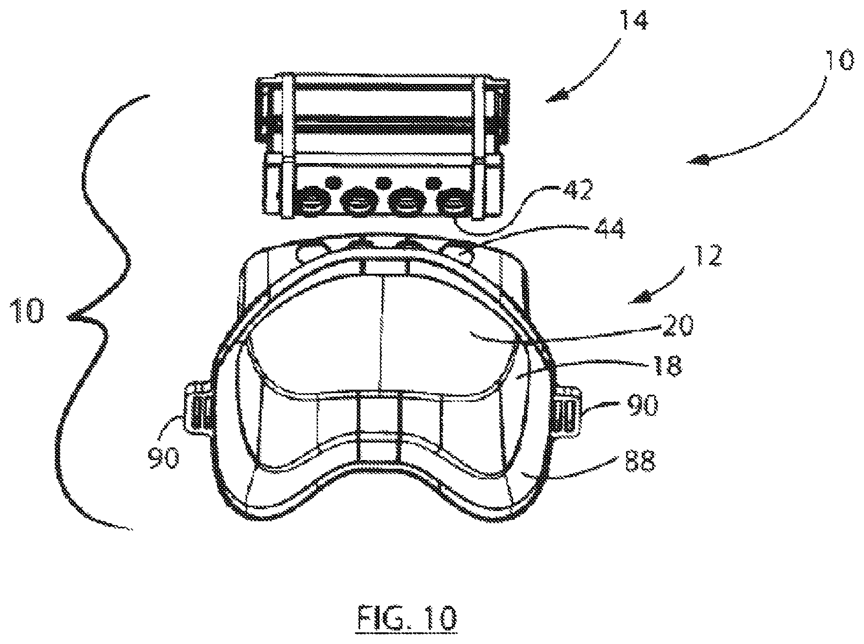 Patent US11771928 Figure 6 – Filter mask