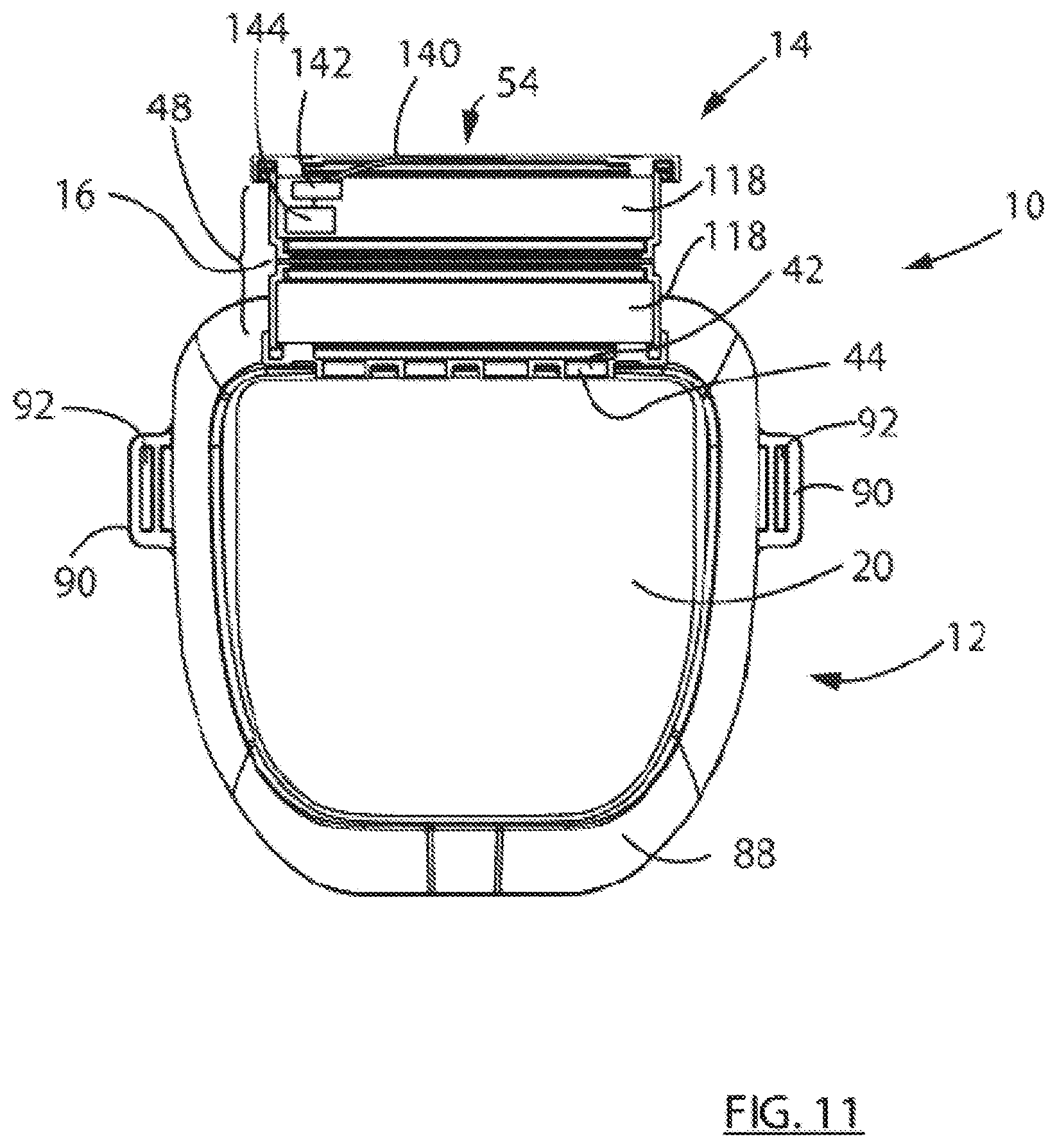 Patent US11771928 Figure 7 – Filter mask