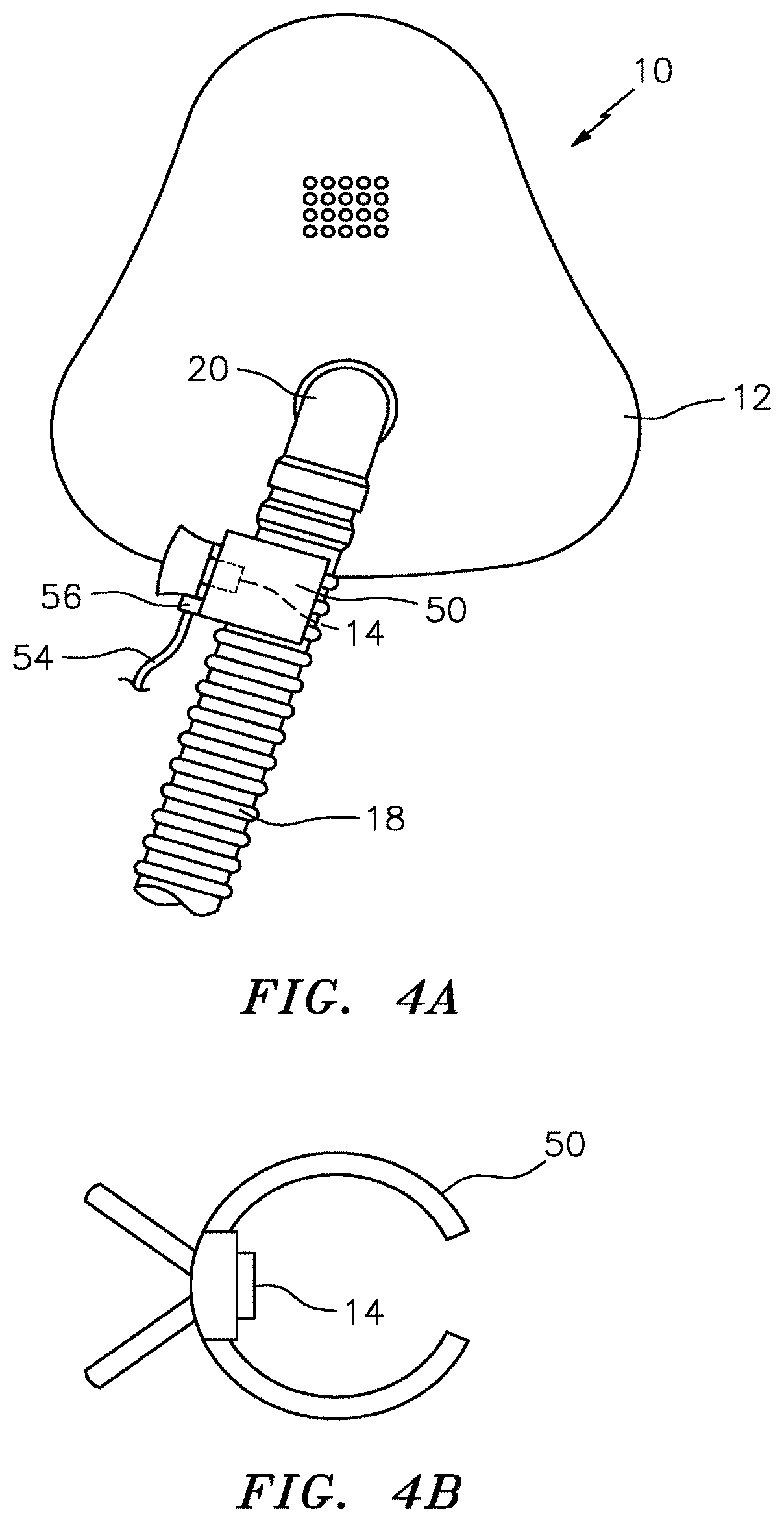 Patent US11771929 Figure 4 – Patient respiratory mask with integrated microphone and method of patient communication utilizing the same