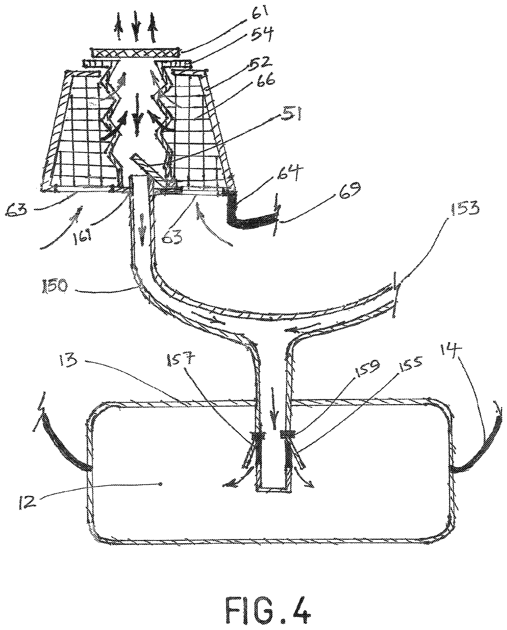 Patent US11771930 Figure 3 – Hybrid face mask assembly