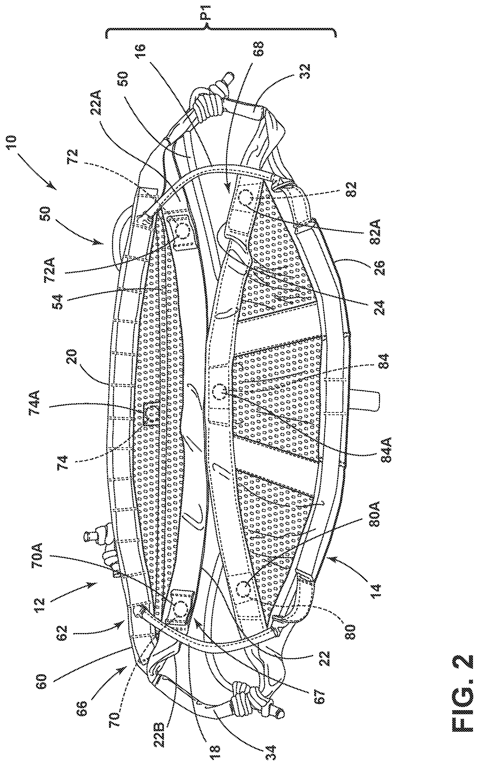 Patent US11771931 Figure 2 – Tree saddle