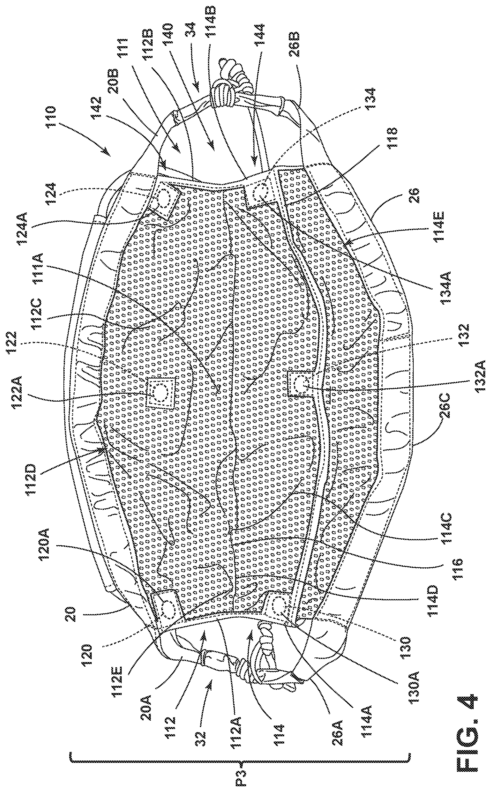 Patent US11771931 Figure 4 – Tree saddle