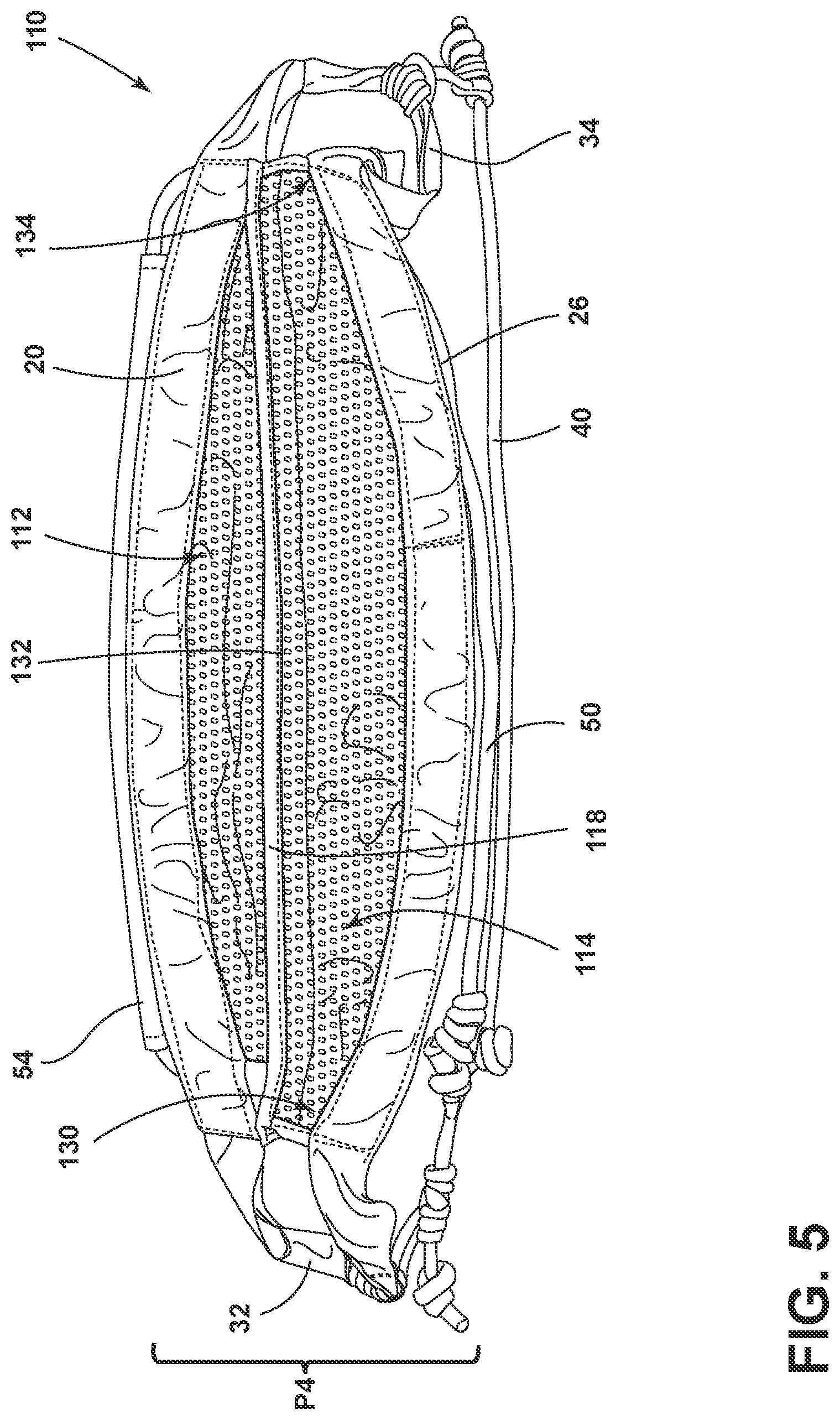 Patent US11771931 Figure 5 – Tree saddle
