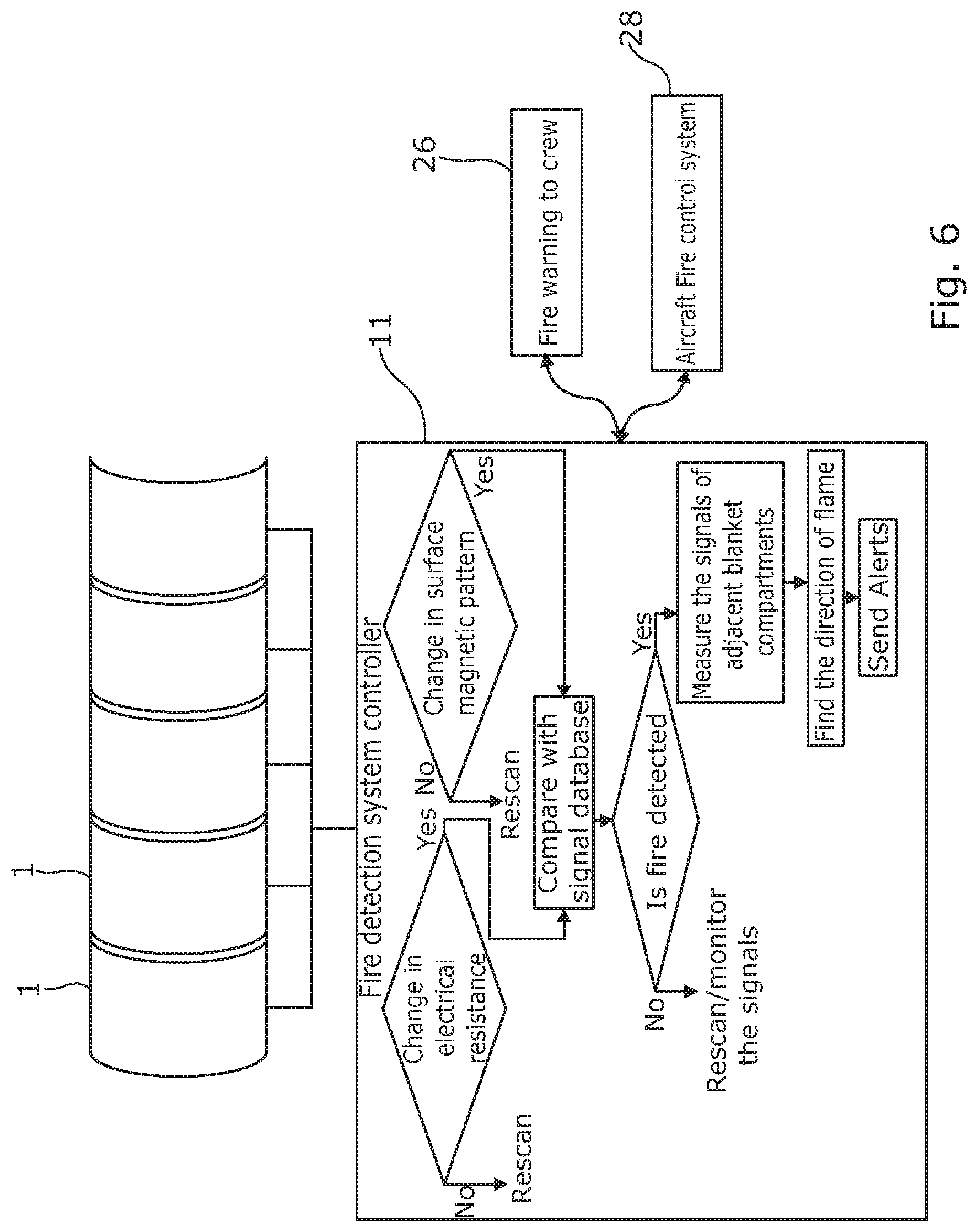Patent US11771933 Figure 5 – Fire sensor, apparatus and system