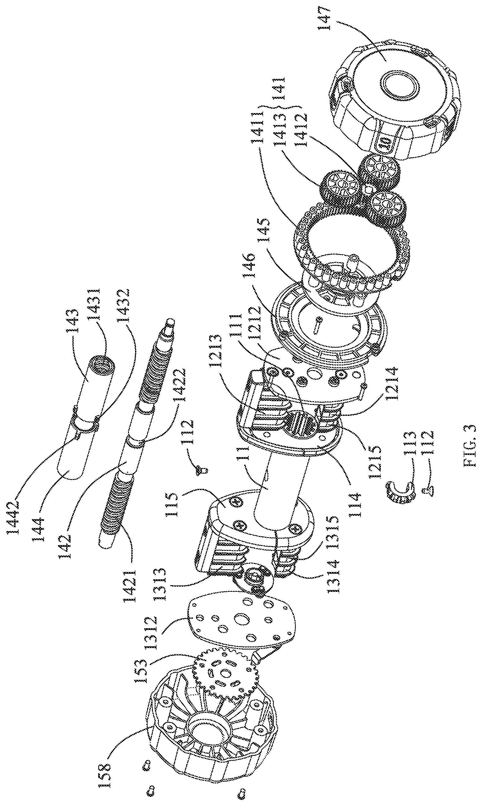 Patent US11771941 Figure 2 – Weight adjustable dumbbell