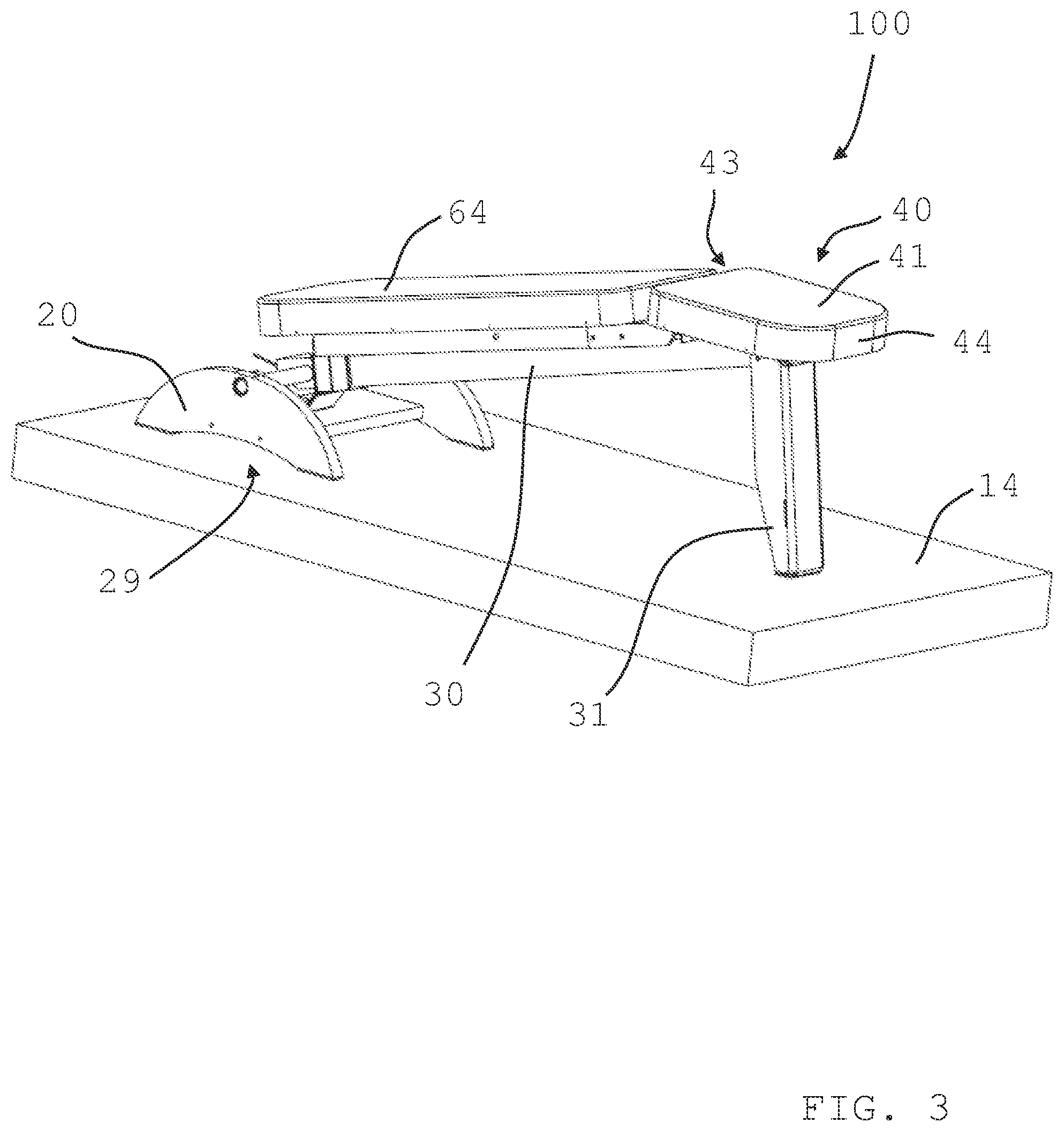 Patent US11771944 Figure 3 – Retractable exercise system