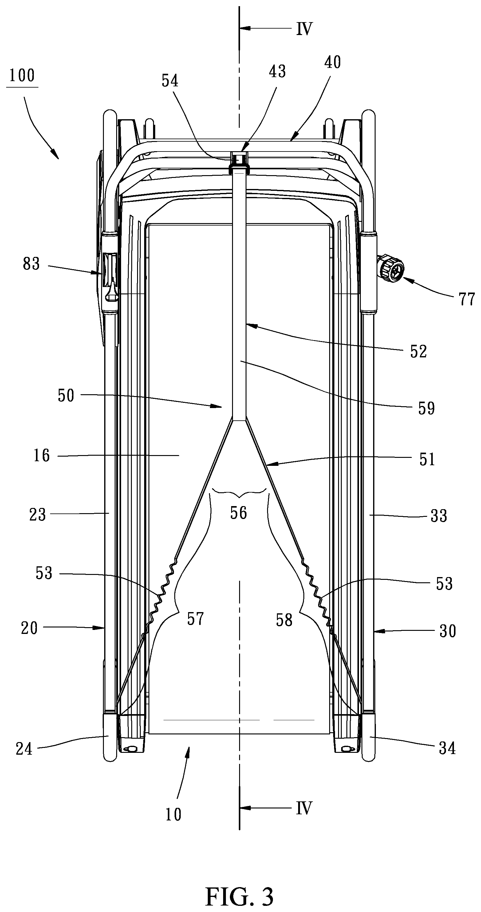 Patent US11771948 Figure 3 – Exercise apparatus